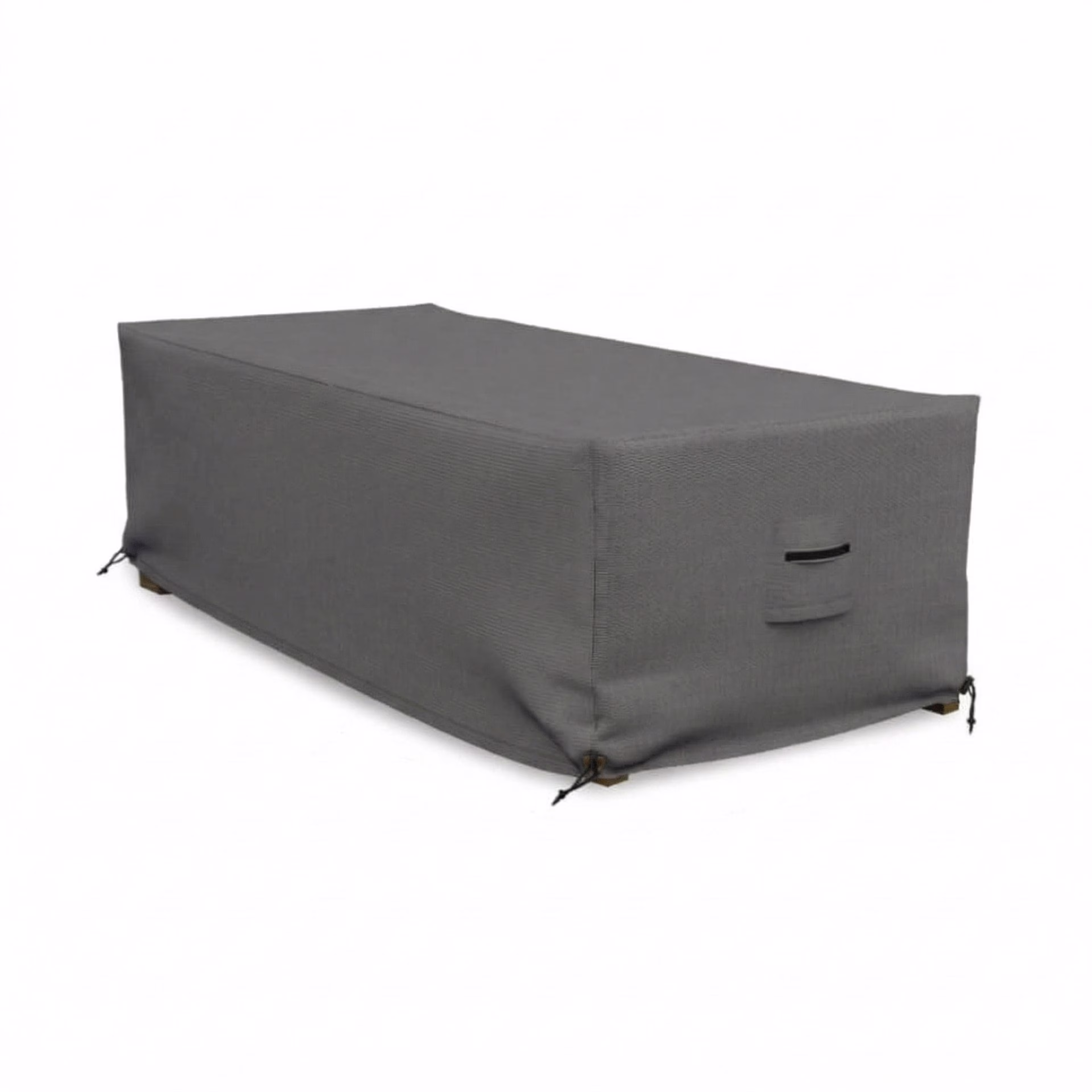 POVL Outdoor Calera 20" Rectangular Side Table - Low Height Protective Cover
