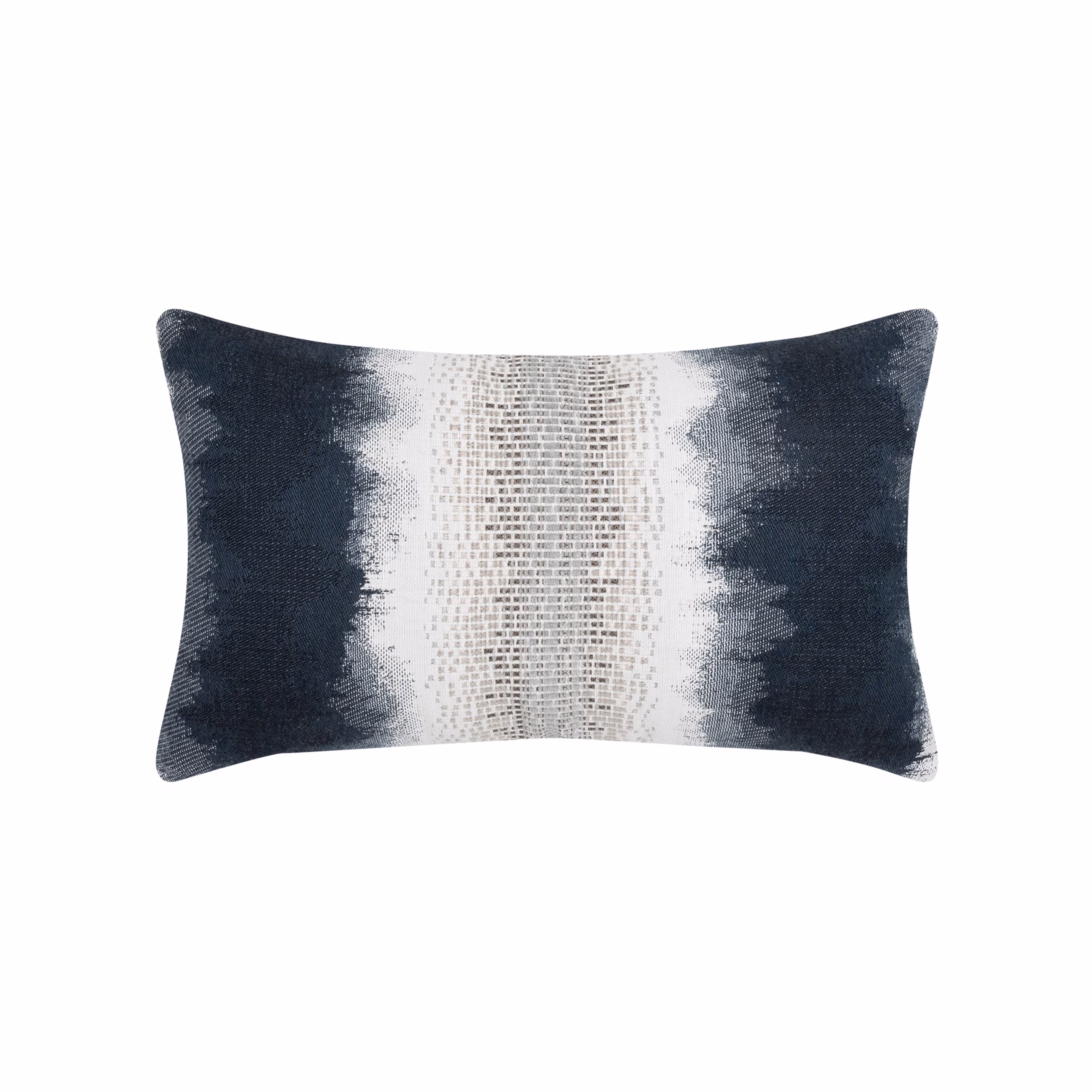 Elaine Smith 20" x 12" Resilience Indigo Lumbar Sunbrella Outdoor Pillow