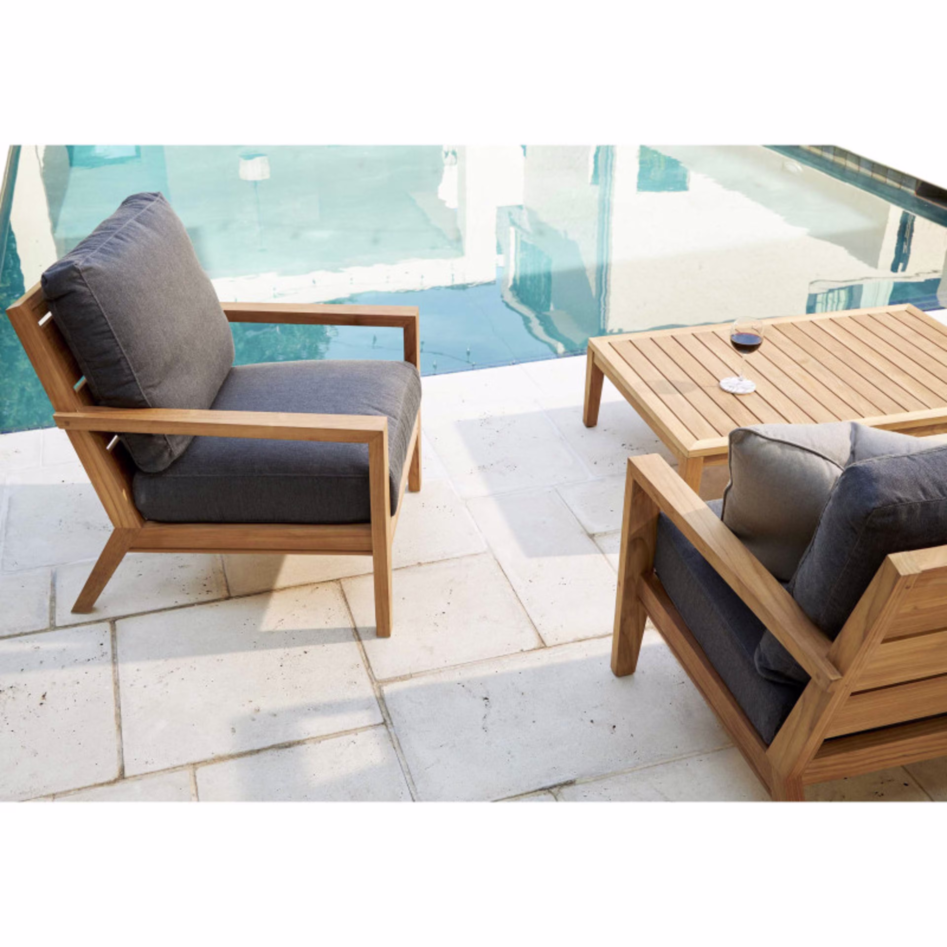 Lane Venture Carlsbad Teak Lounge Chair