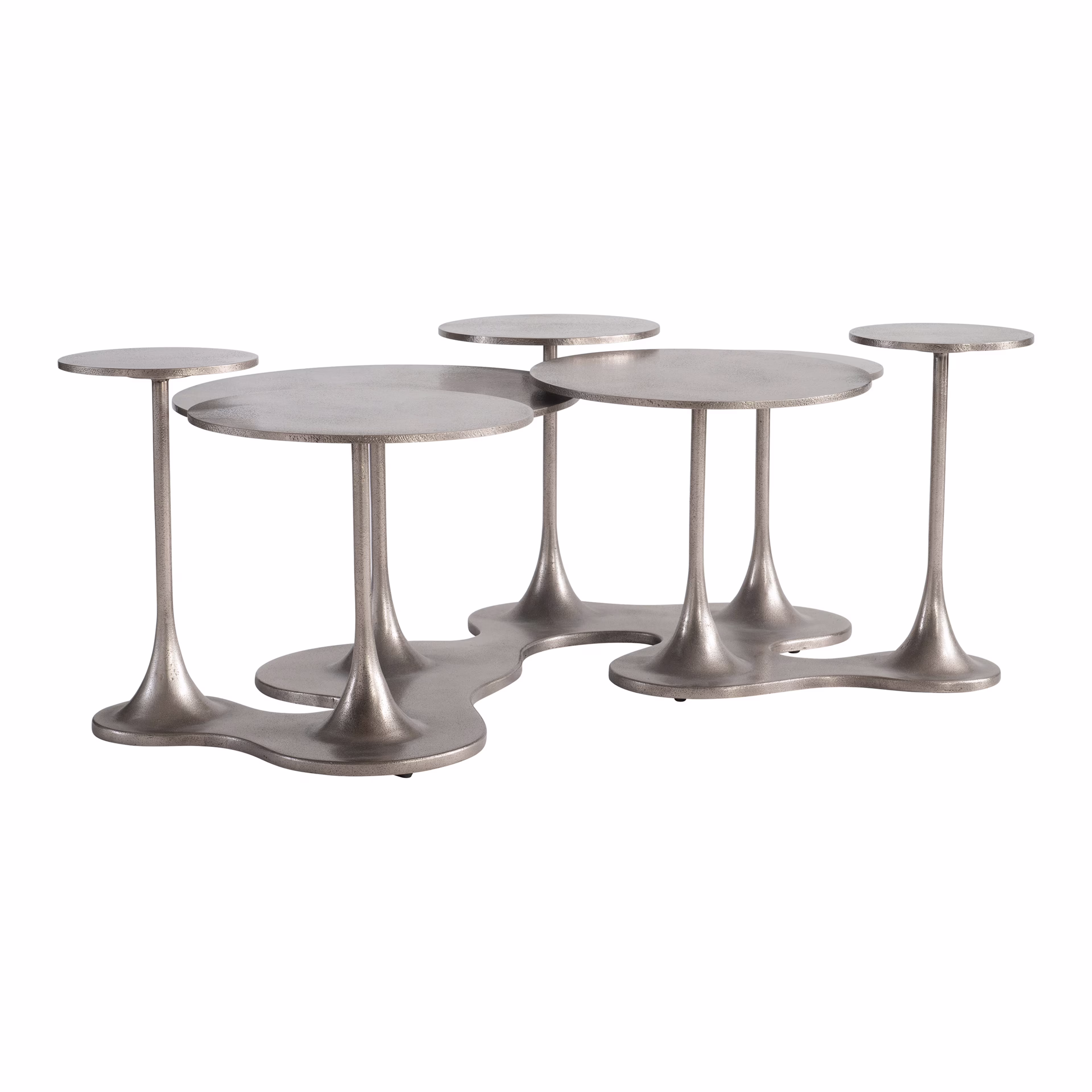 Bernhardt Exteriors Cerchi 51.2" Cast Aluminum Cocktail Table