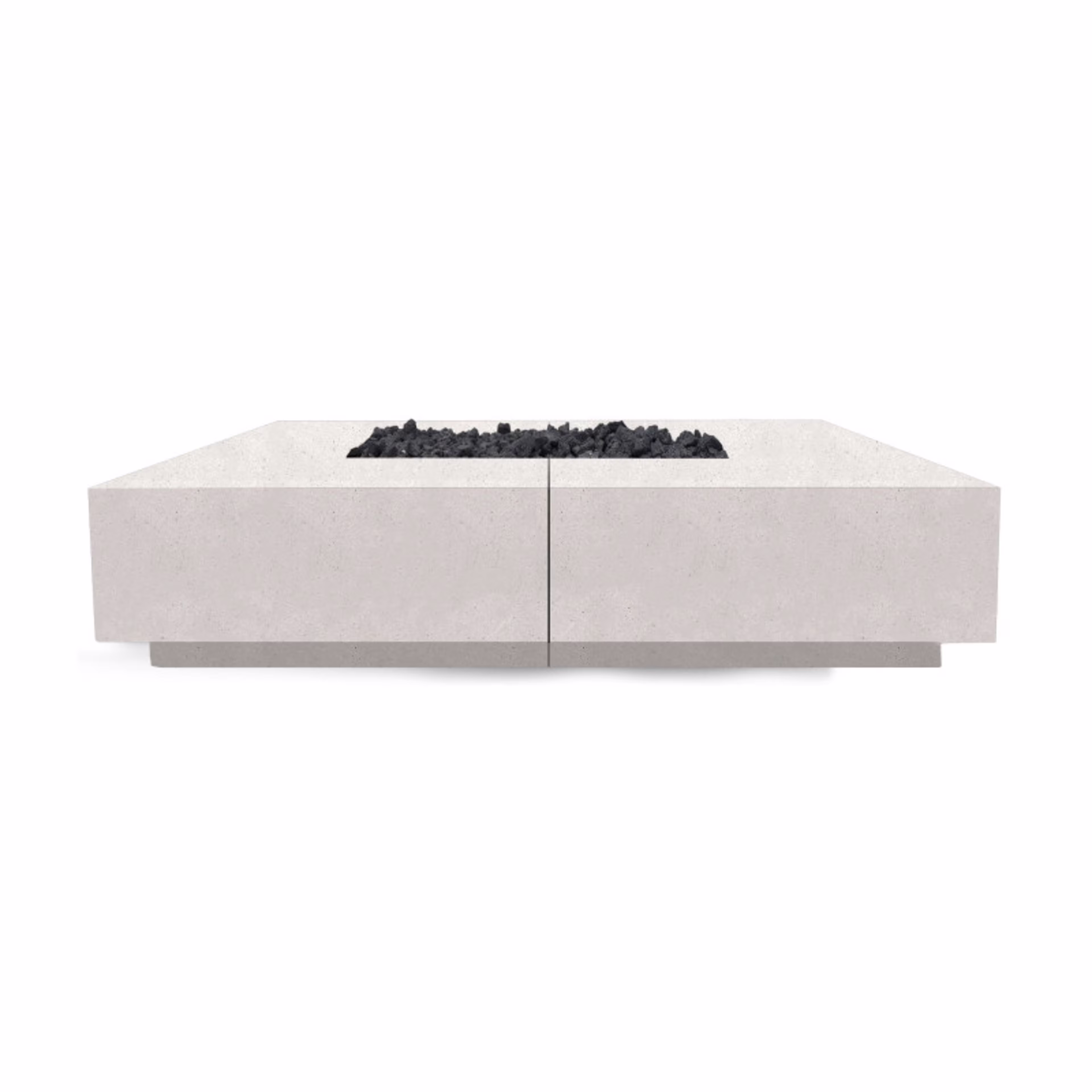 Prism Hardscapes Largo Square 96" Concrete Gas Fire Table Protective Cover