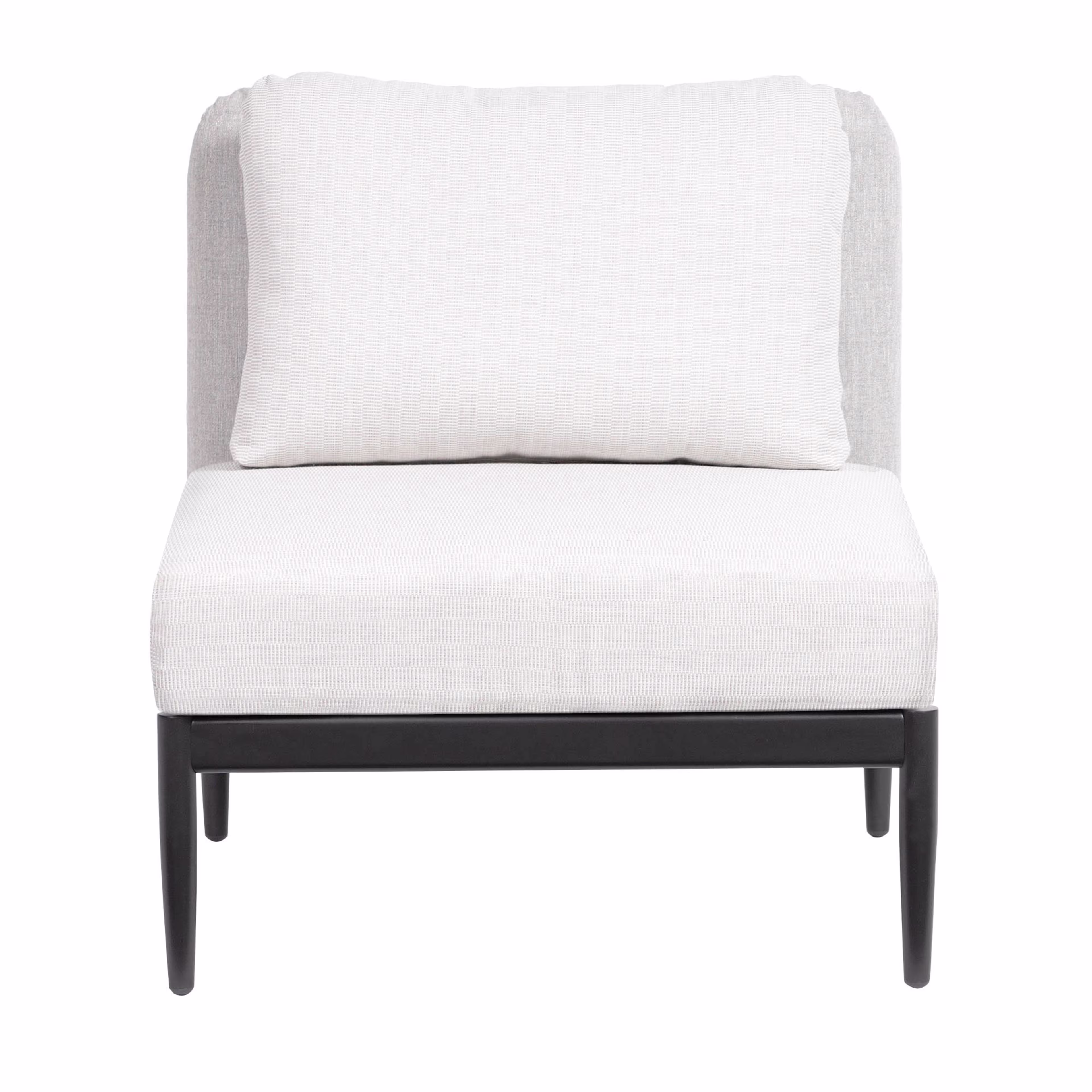 Ratana Palo Aluminum 1-Seater Armless Outdoor Sectional Unit