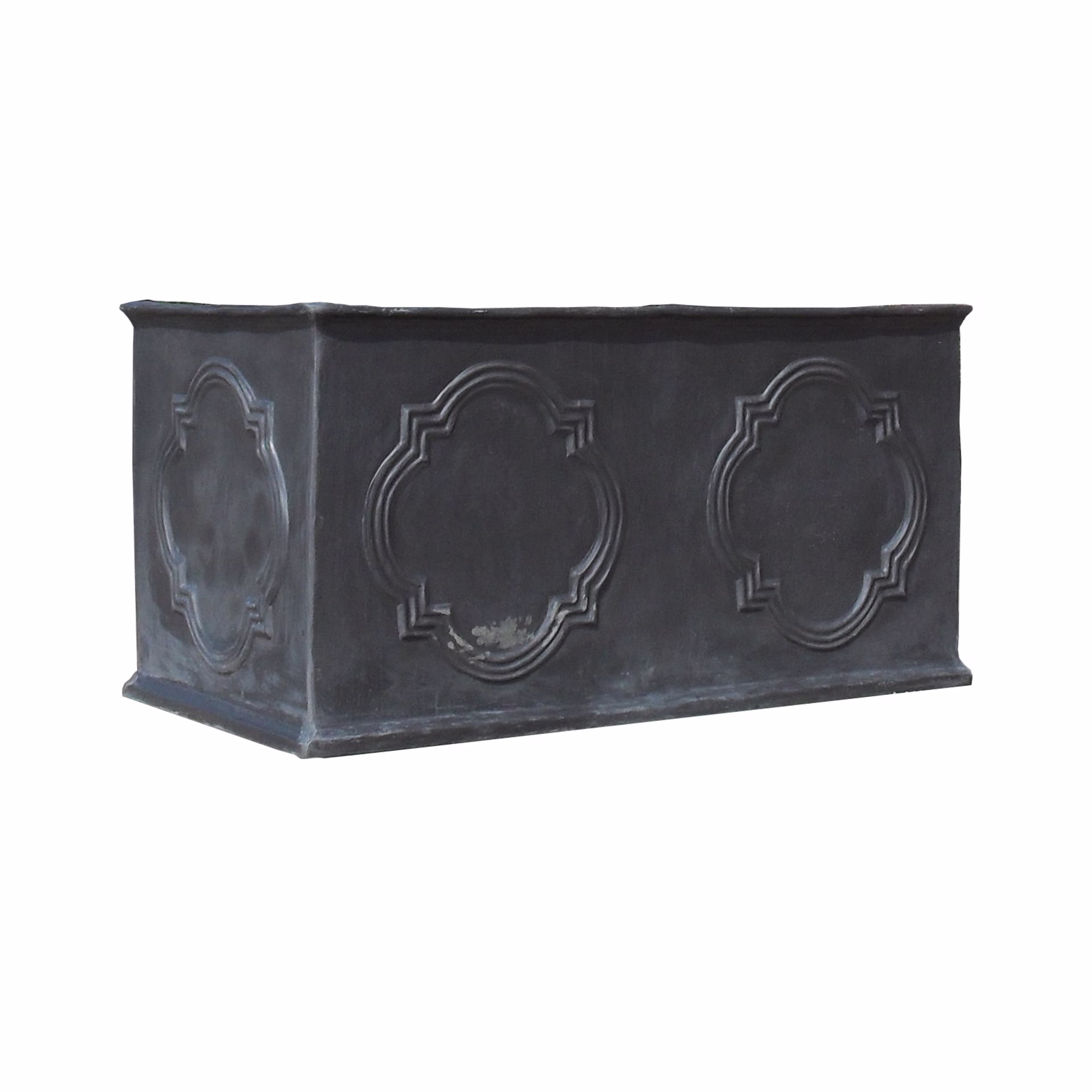 Capital Garden Hampton 24" x 71" Rectangular Fiberglass Trough Planter
