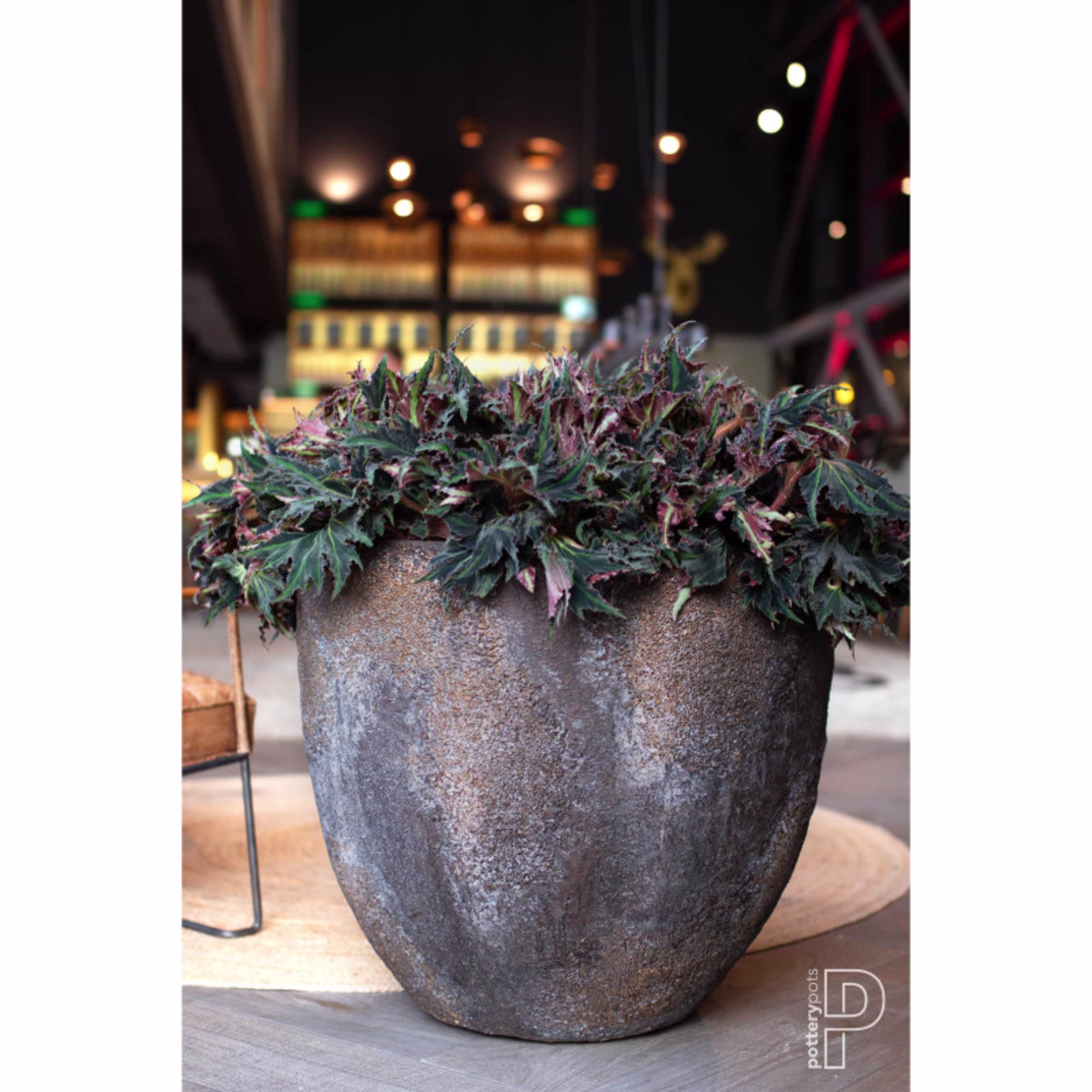 Pottery Pots Oyster Jesslyn 28" Round Ficonstone Planter Pot