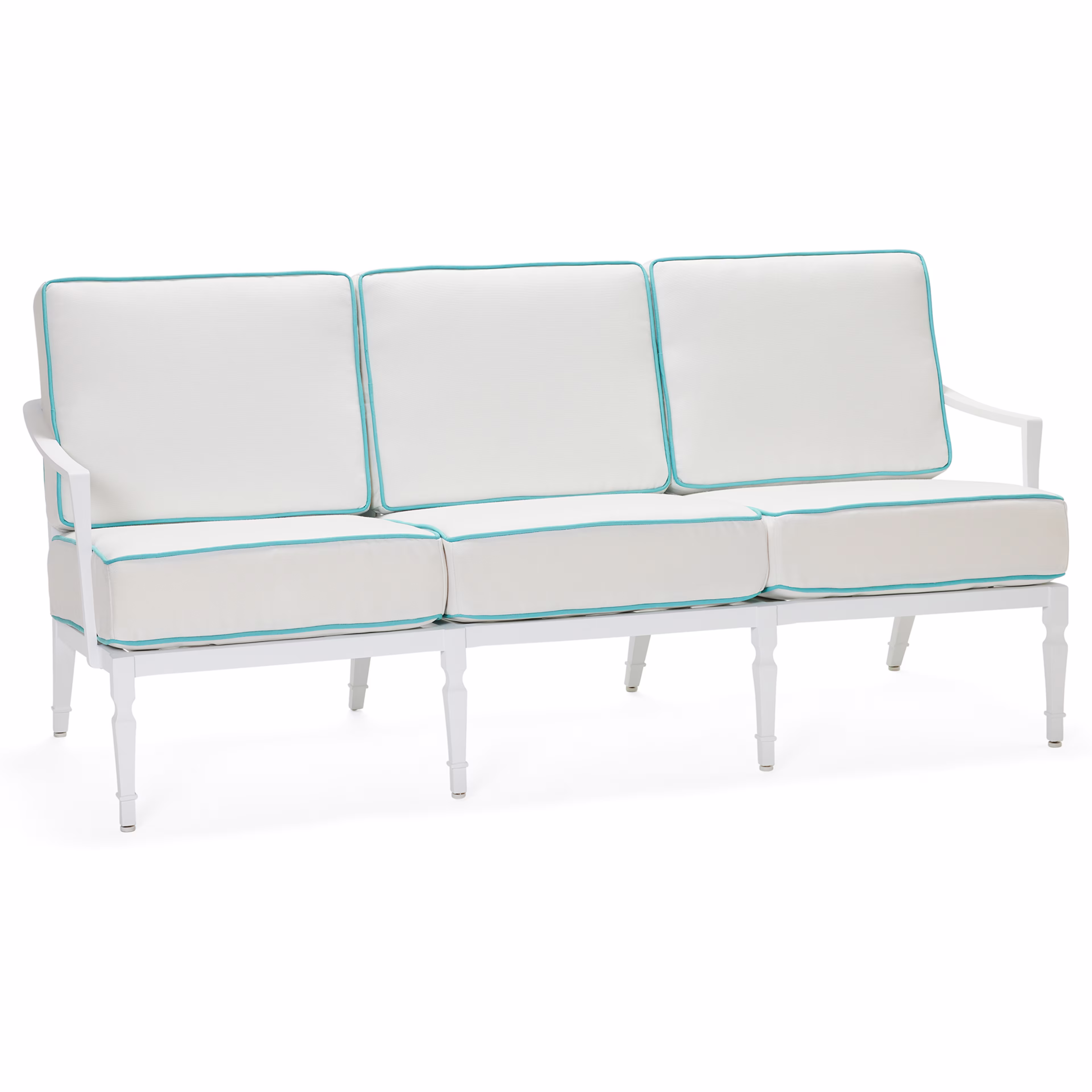 Woodard Tuoro Aluminum Sofa