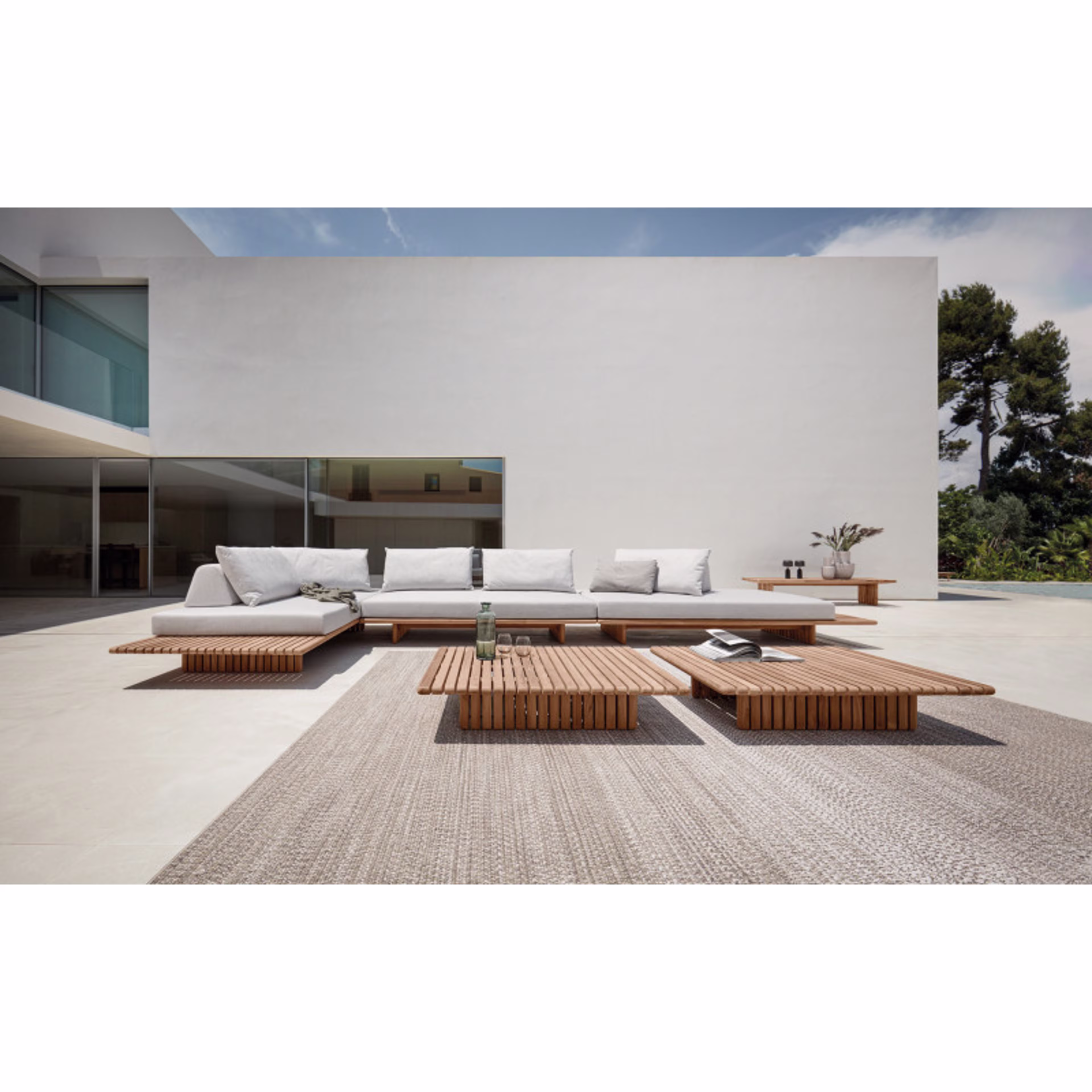Gloster Deck 38" Teak Rectangular Coffee Table