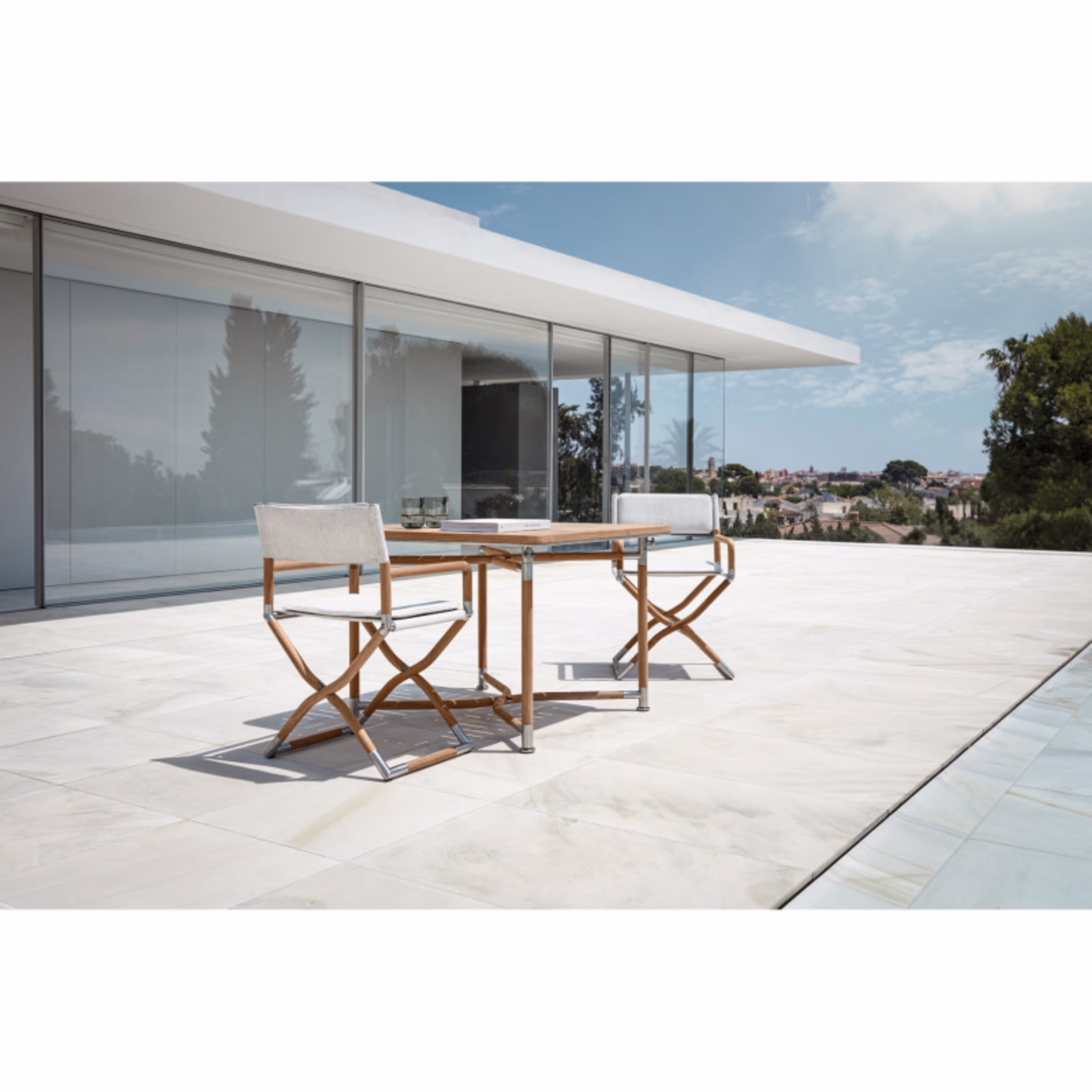 Gloster Navigator 40" Square Folding Teak Dining Table