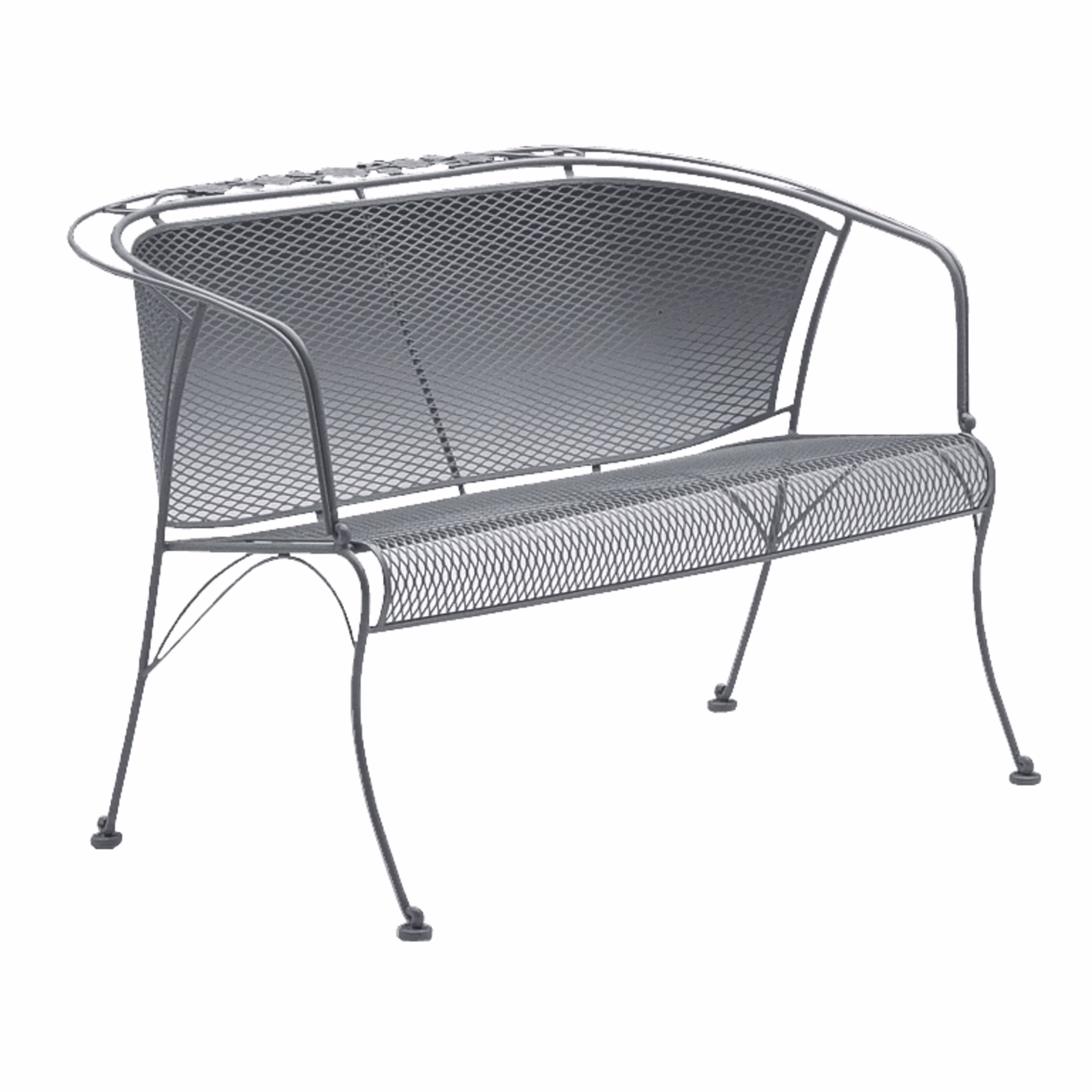 Woodard Briarwood Iron Barrel Loveseat