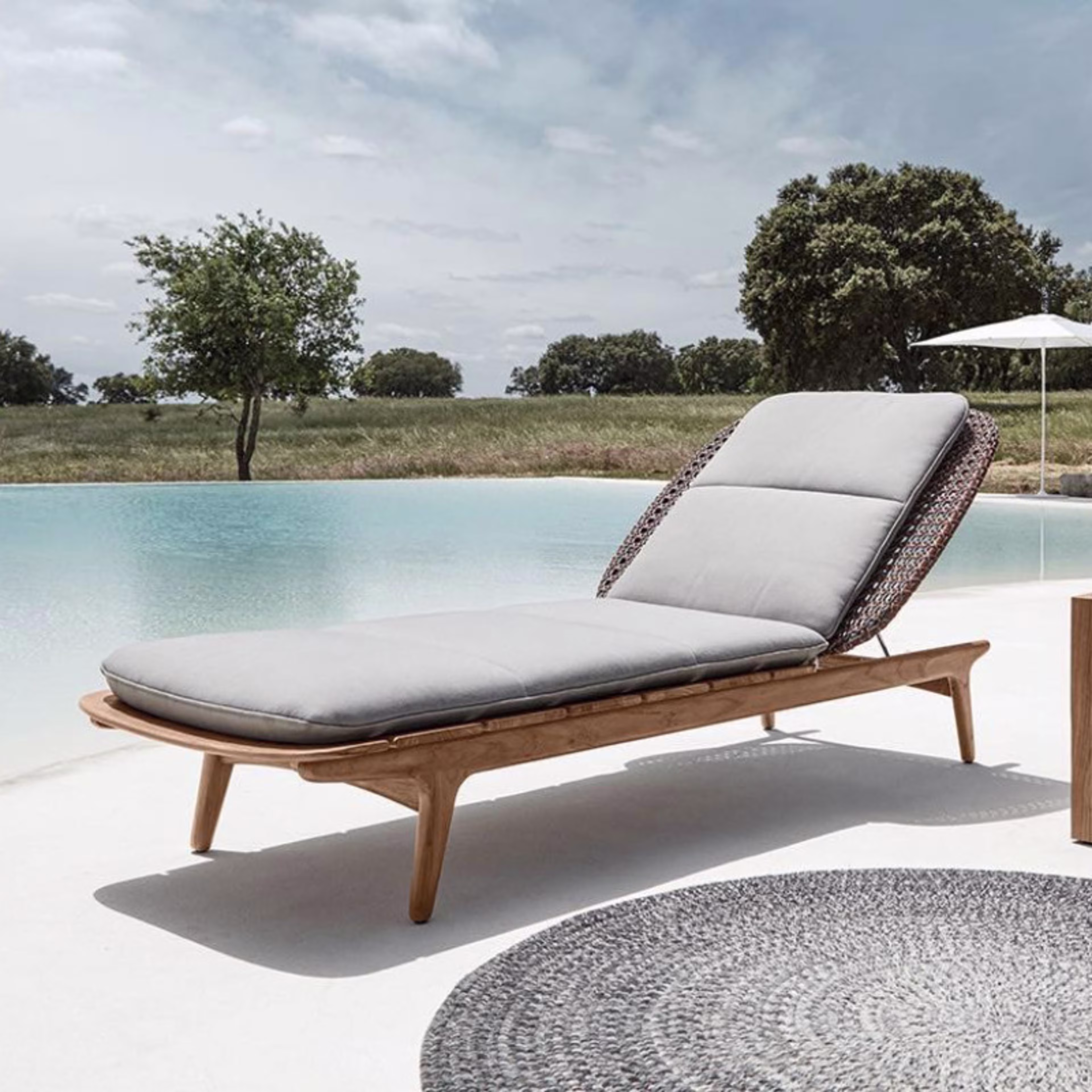 Gloster Kay Lounger Replacement Cushion