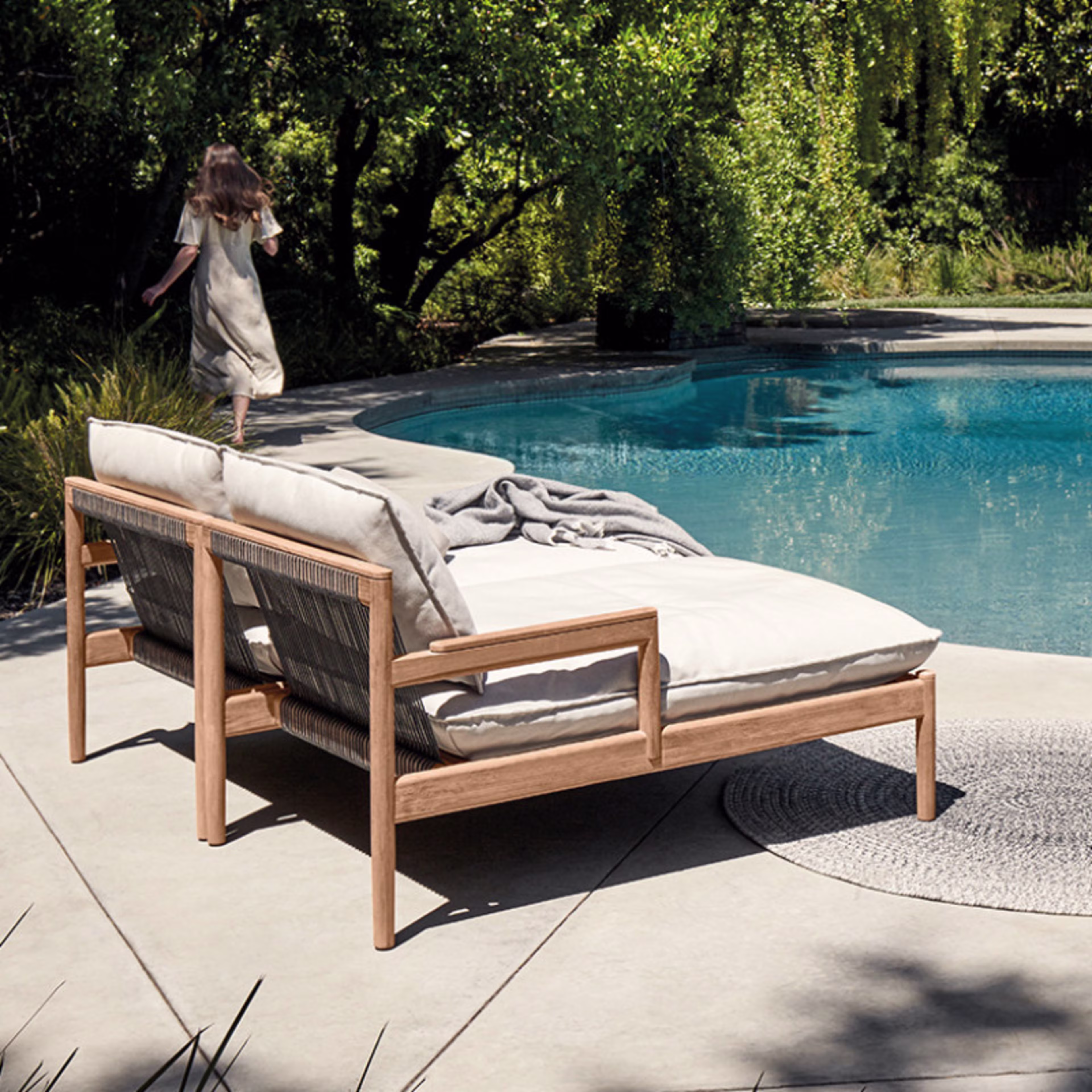 Gloster Saranac Left/Right Chaise Lounge Replacement Cushion Set