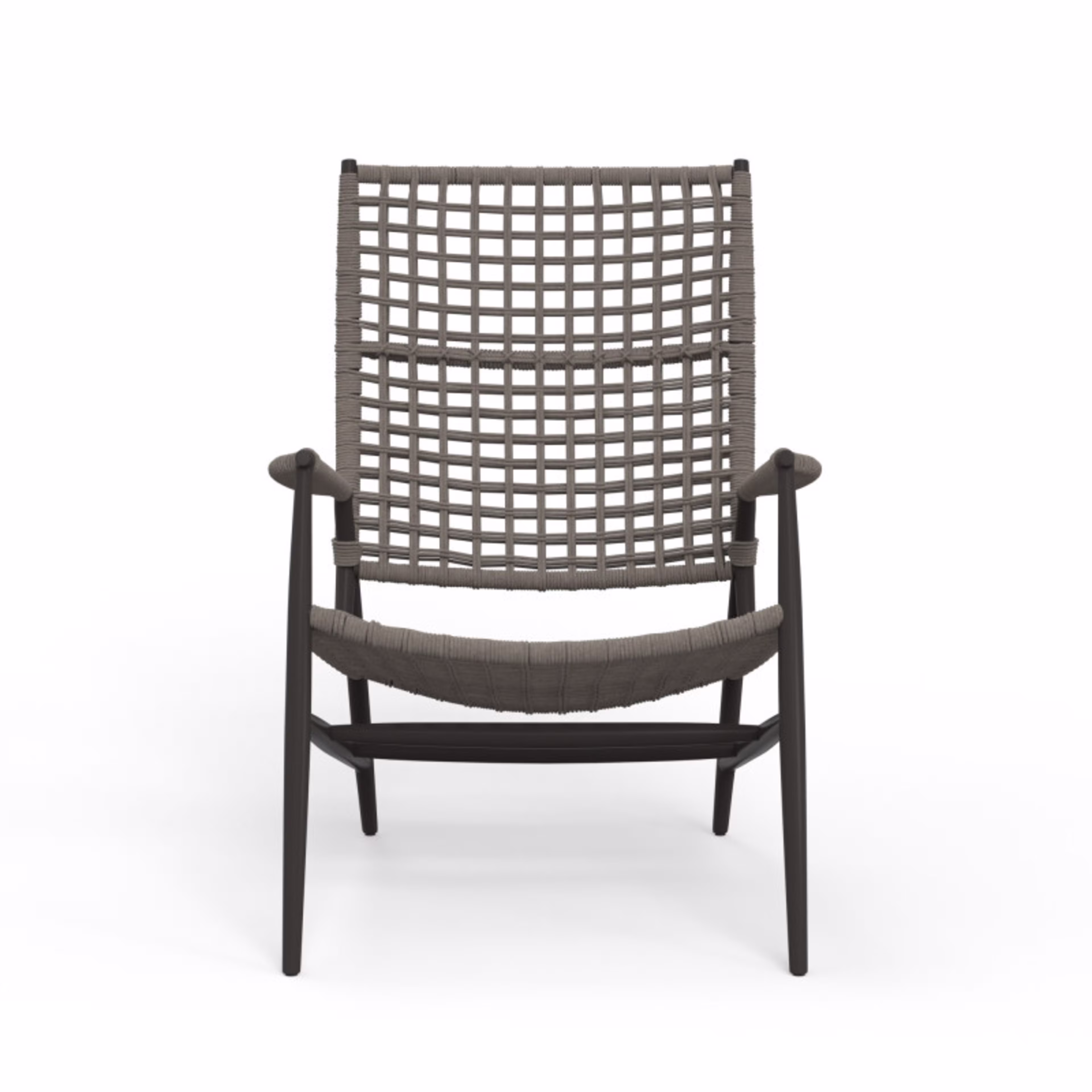 Sunset West Grigio Woven High Back Chair
