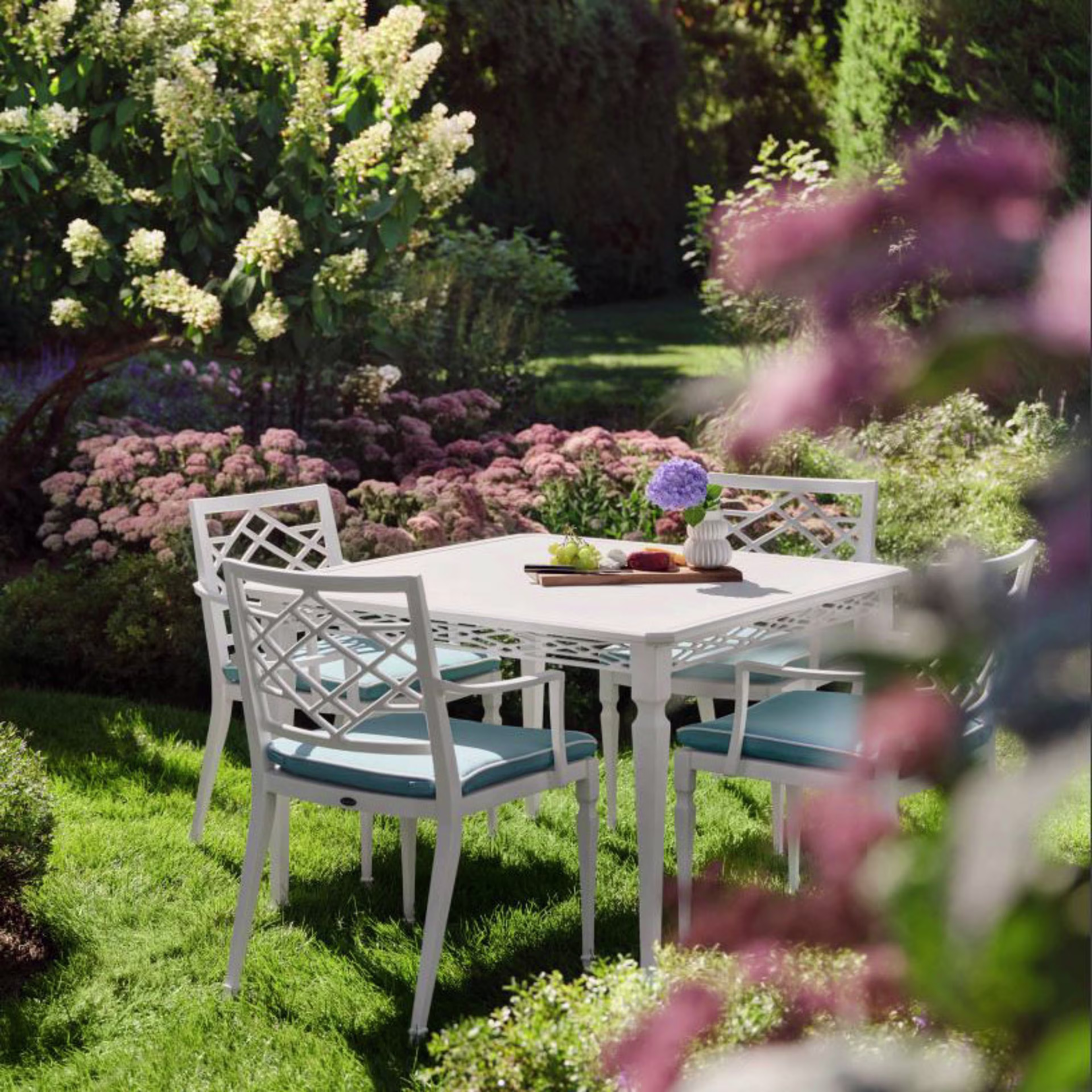 Woodard Tuoro 5-Piece Square Patio Dining Set