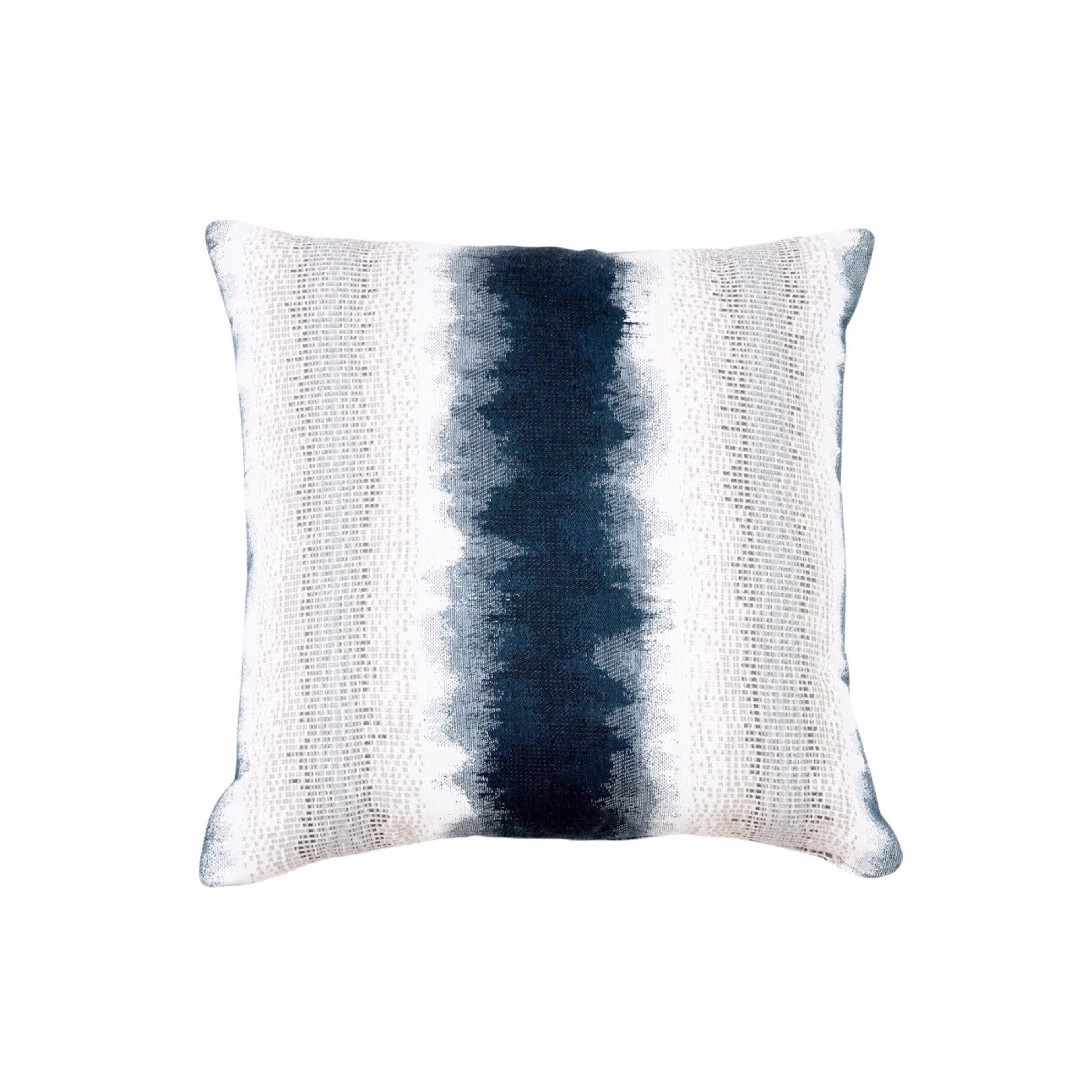 Classic Cushions 20" x 20" Drifting Indigo Sunbrella Outdoor Pillow