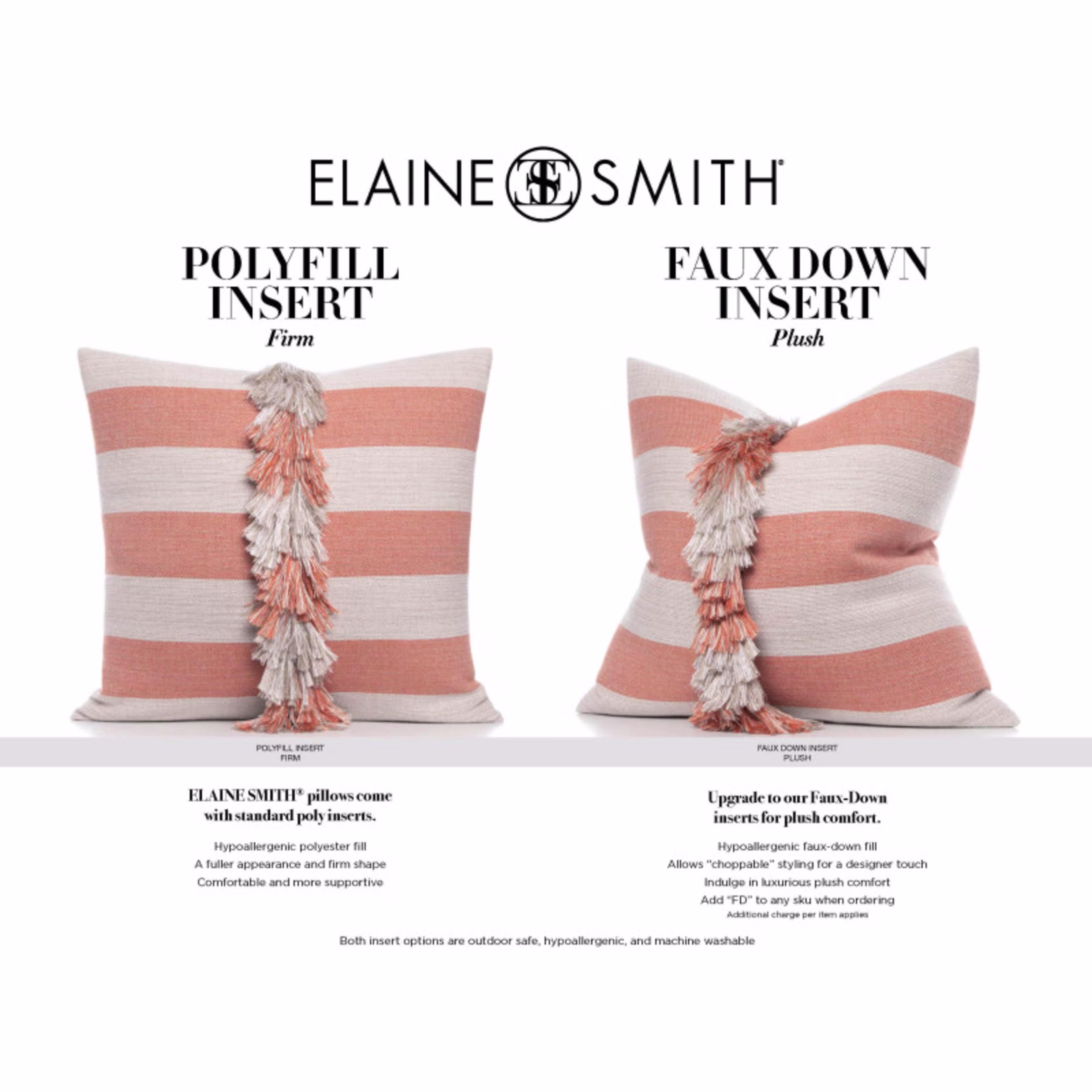 Elaine Smith 20" x 20" Kaleidoscope Clay Sunbrella Outdoor Pillow