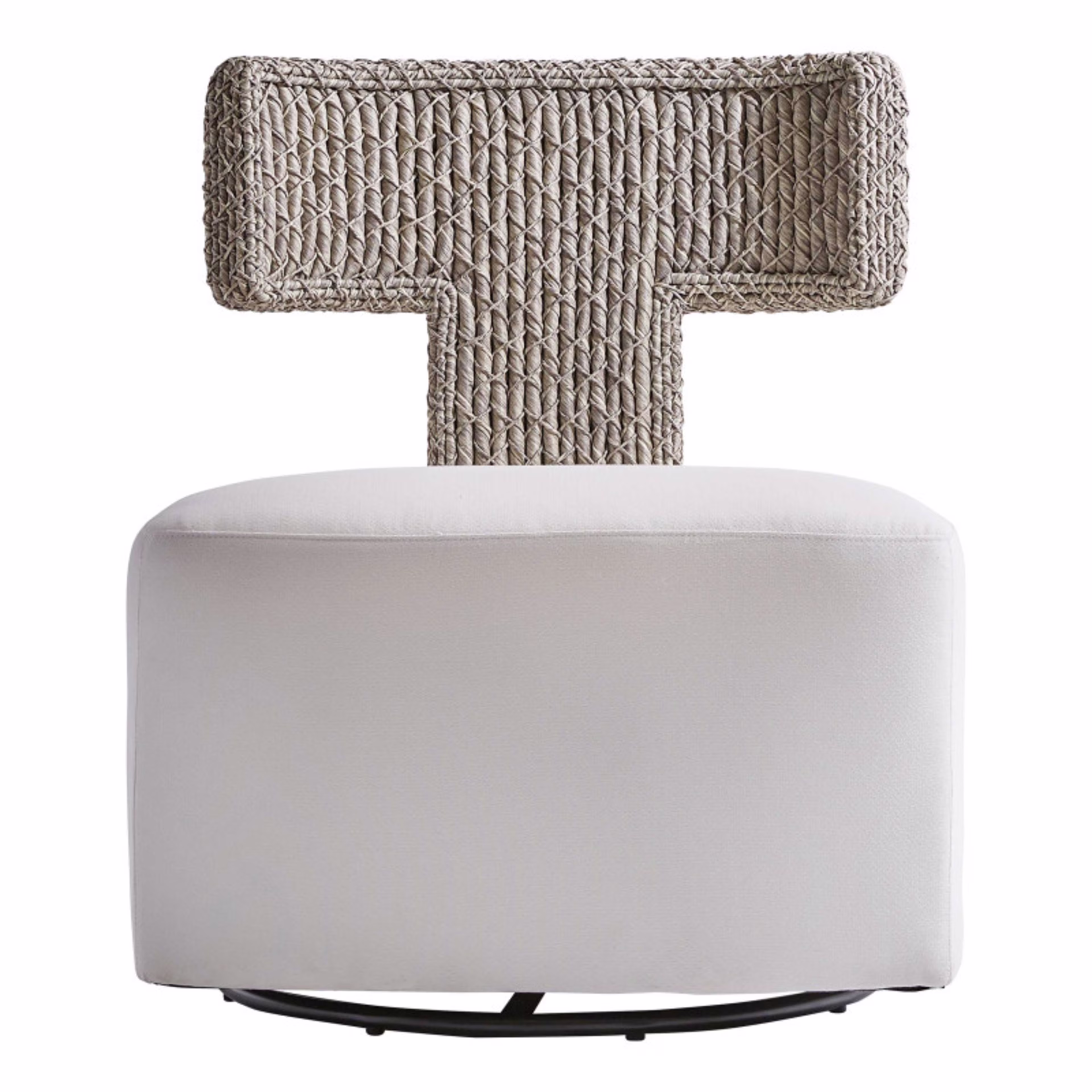 Bernhardt Exteriors Cabo Woven Swivel Lounge Chair