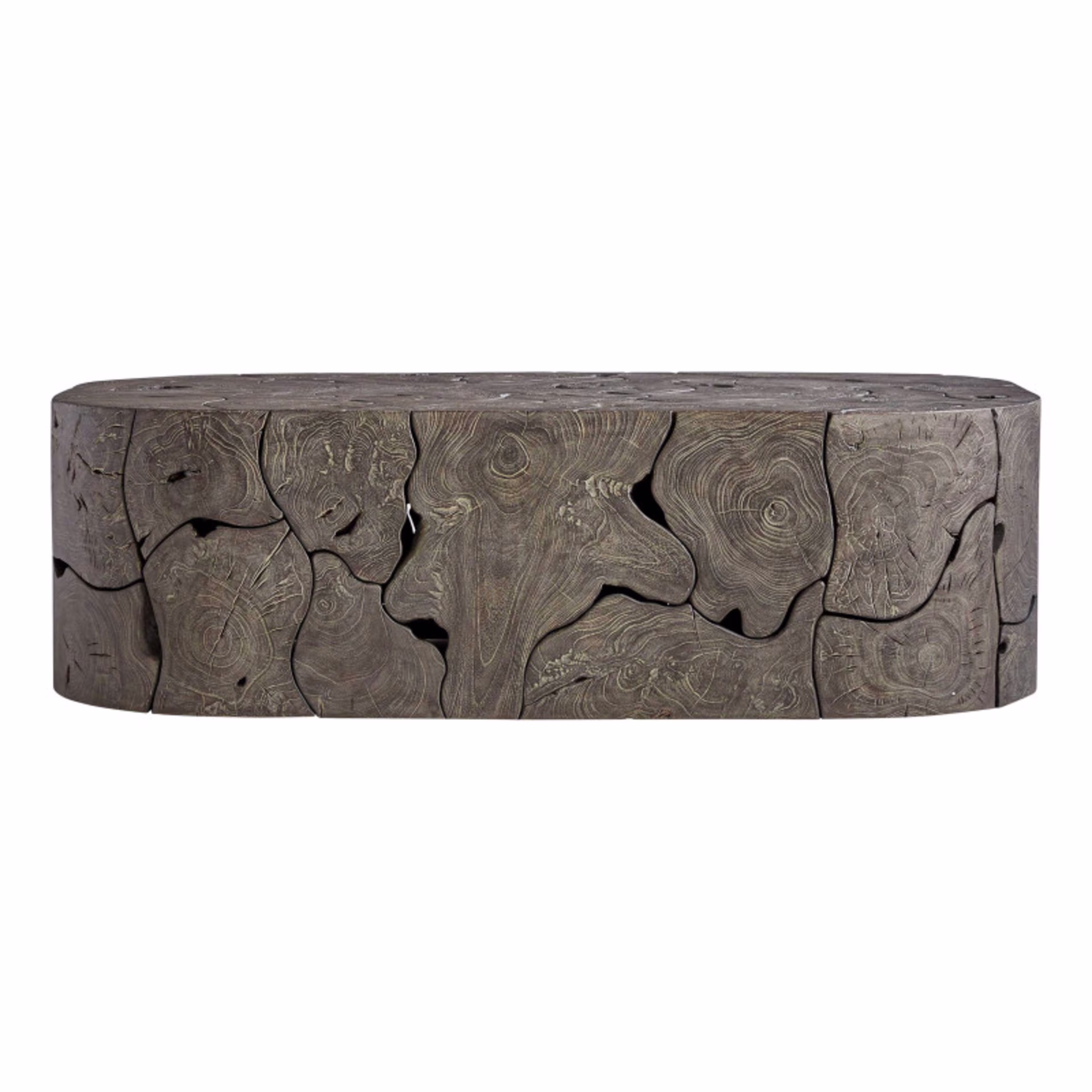 Bernhardt Exteriors Trinidad 54" Teak Oval Coffee Table
