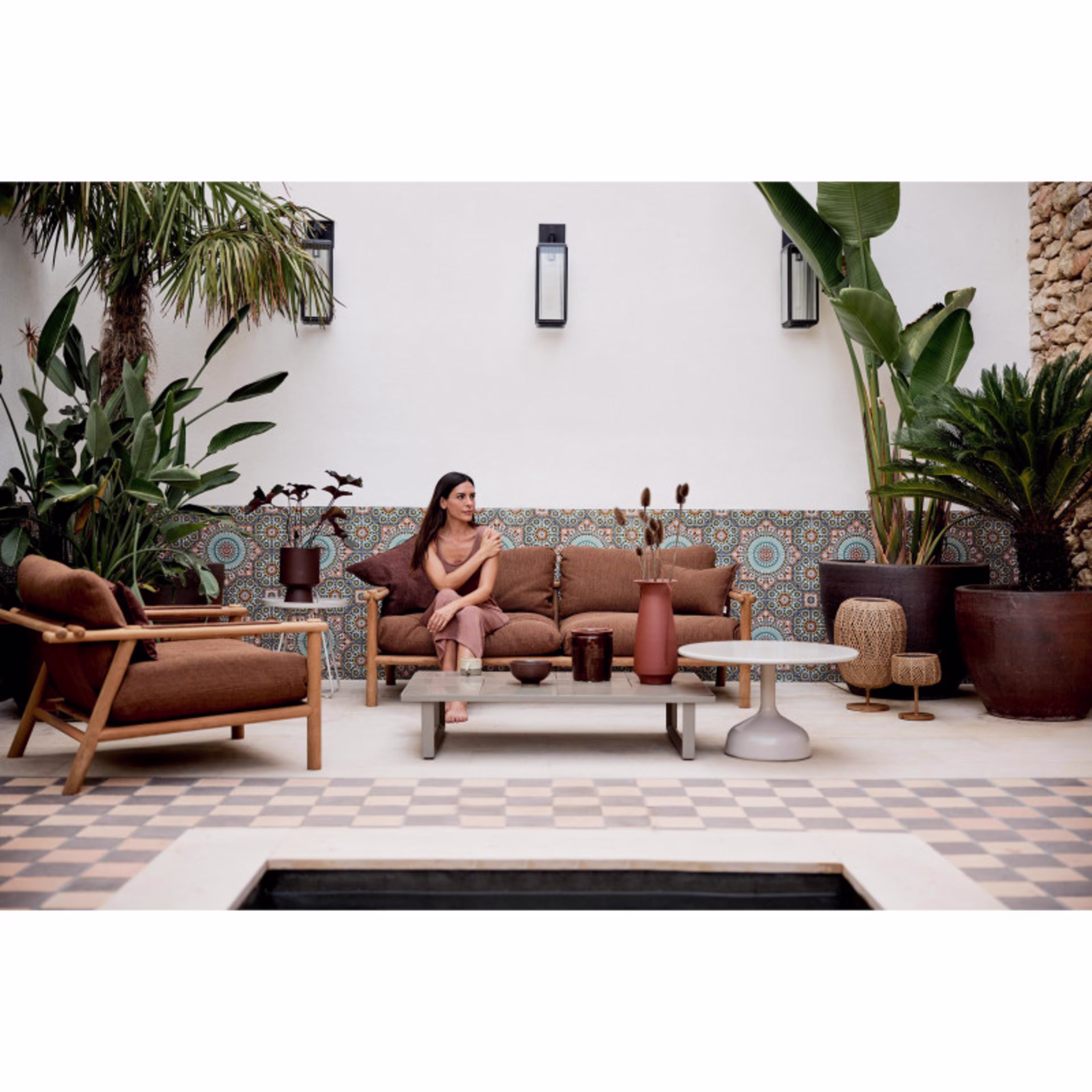 Cane-line Sticks Teak 2-Seater Sofa