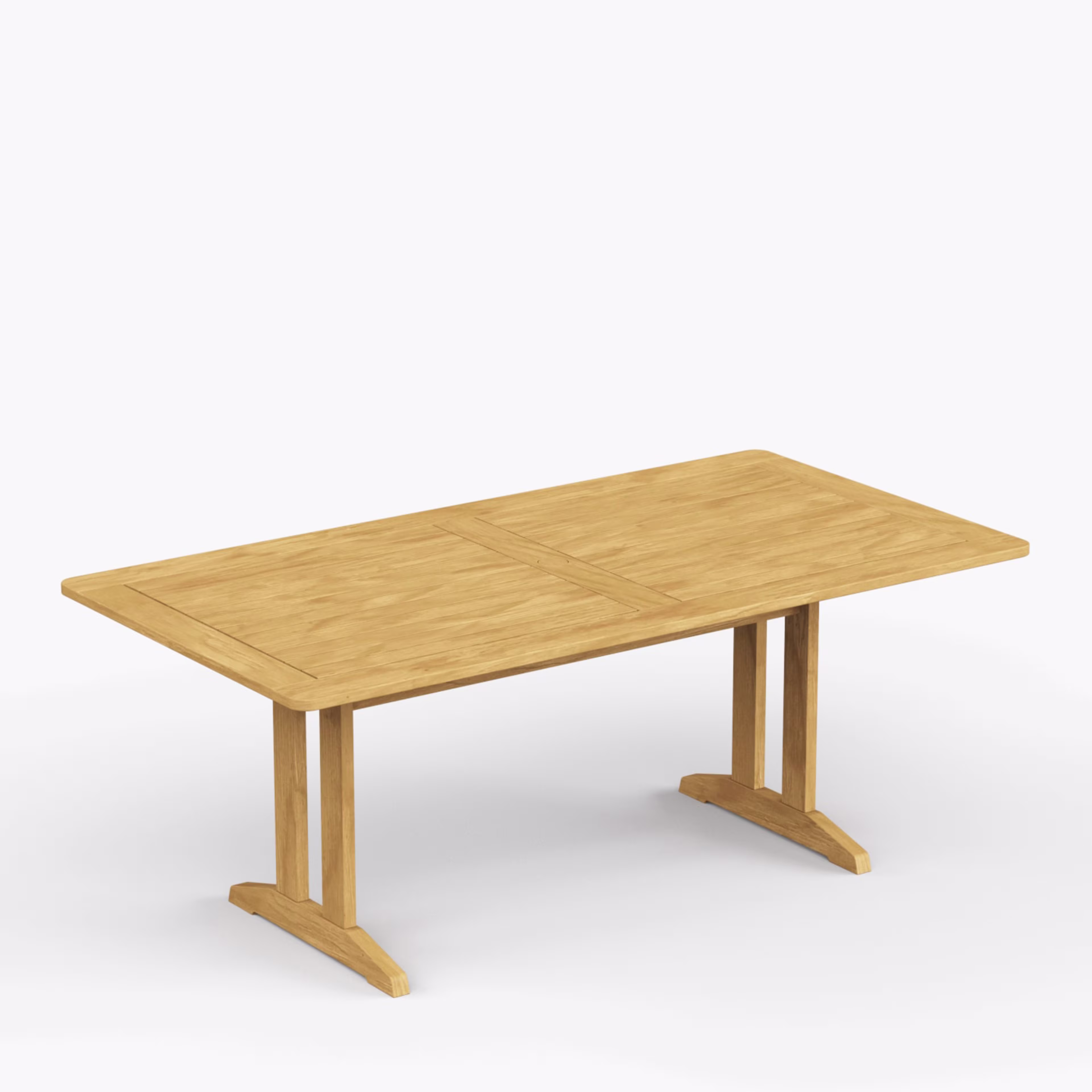 Jensen Outdoor Foundations 74" Teak Rectangular Dining Table