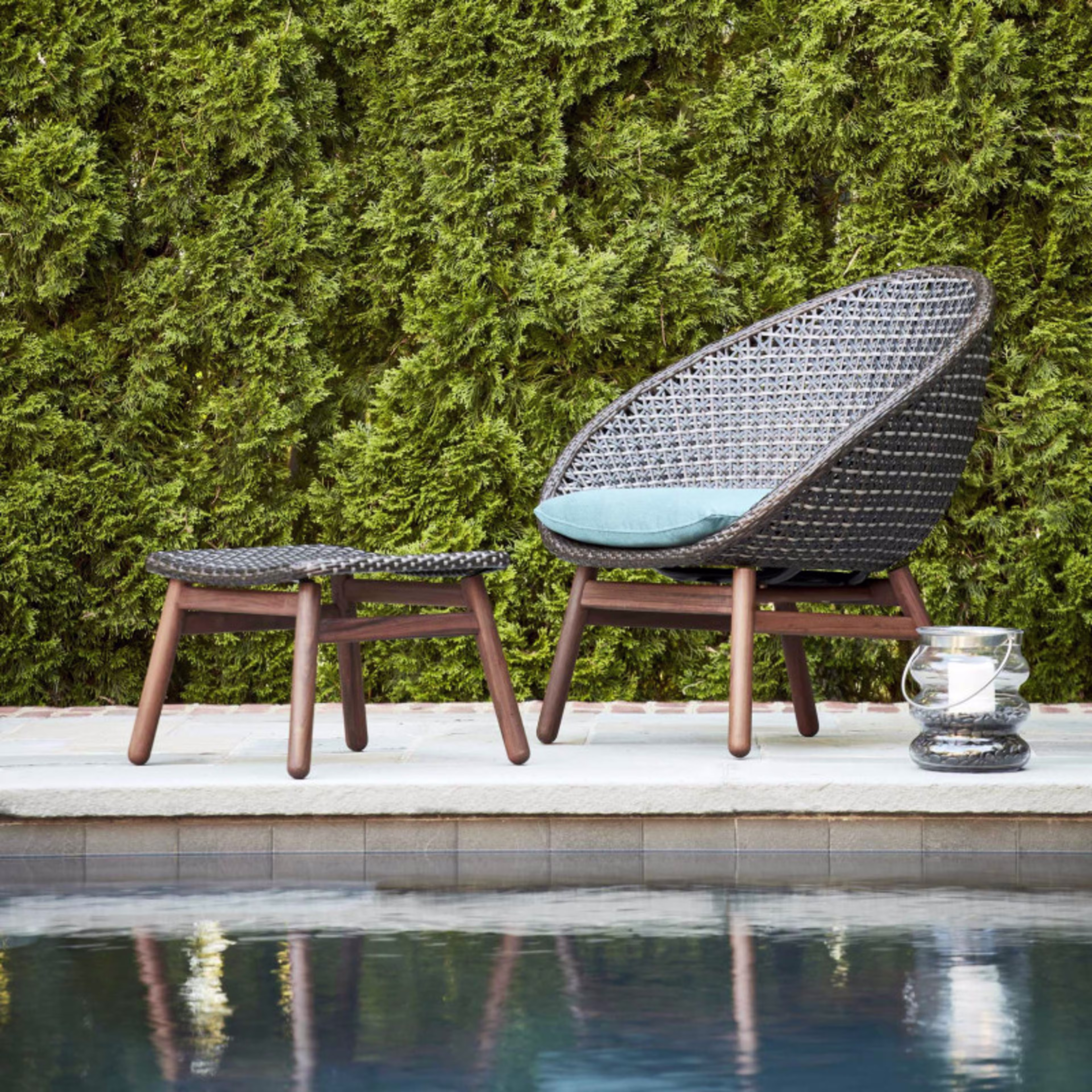 Jensen Outdoor Nest Woven Lounge Chair