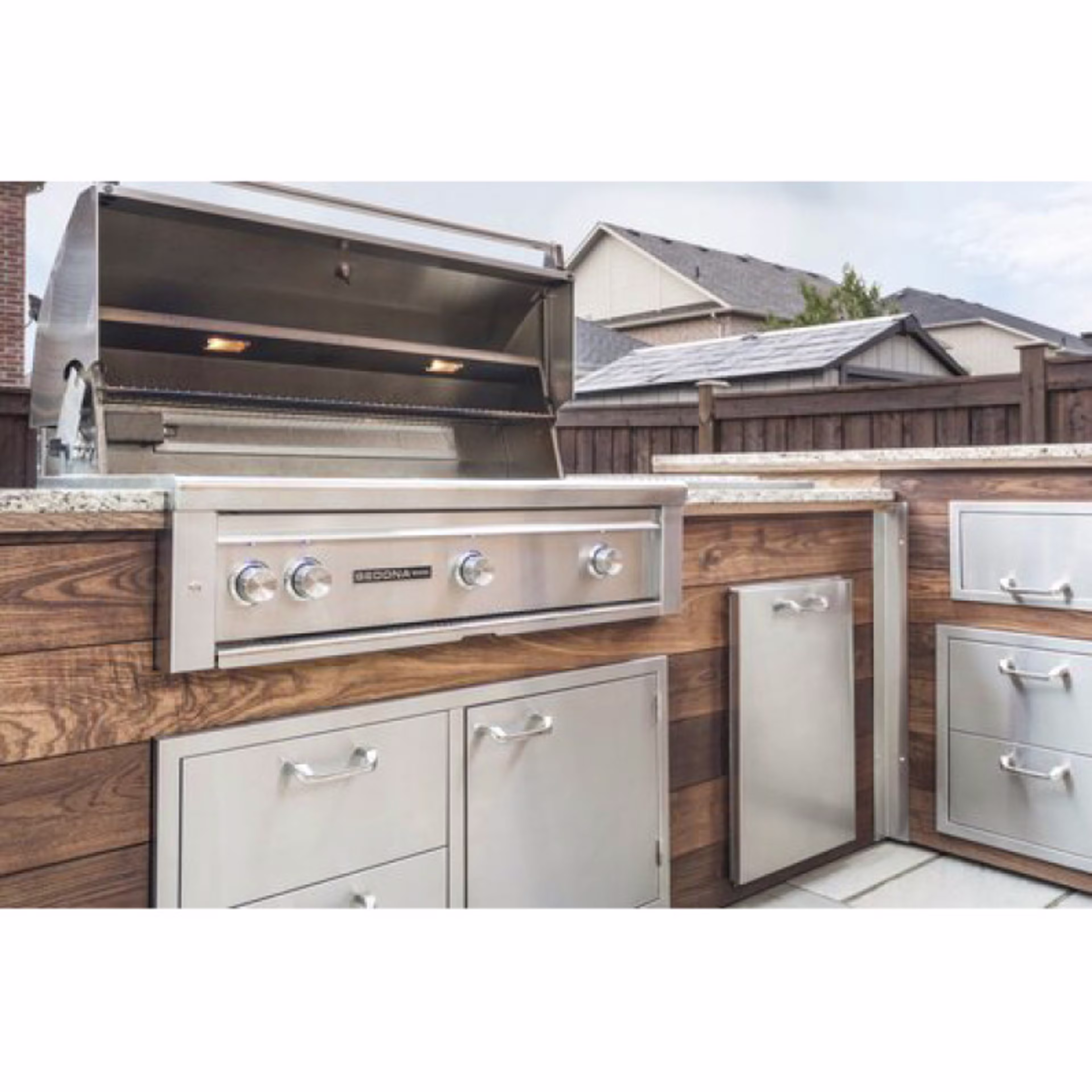 Lynx Grills Sedona 30" Door and Drawer Combination Outdoor Kitchen Cabinet