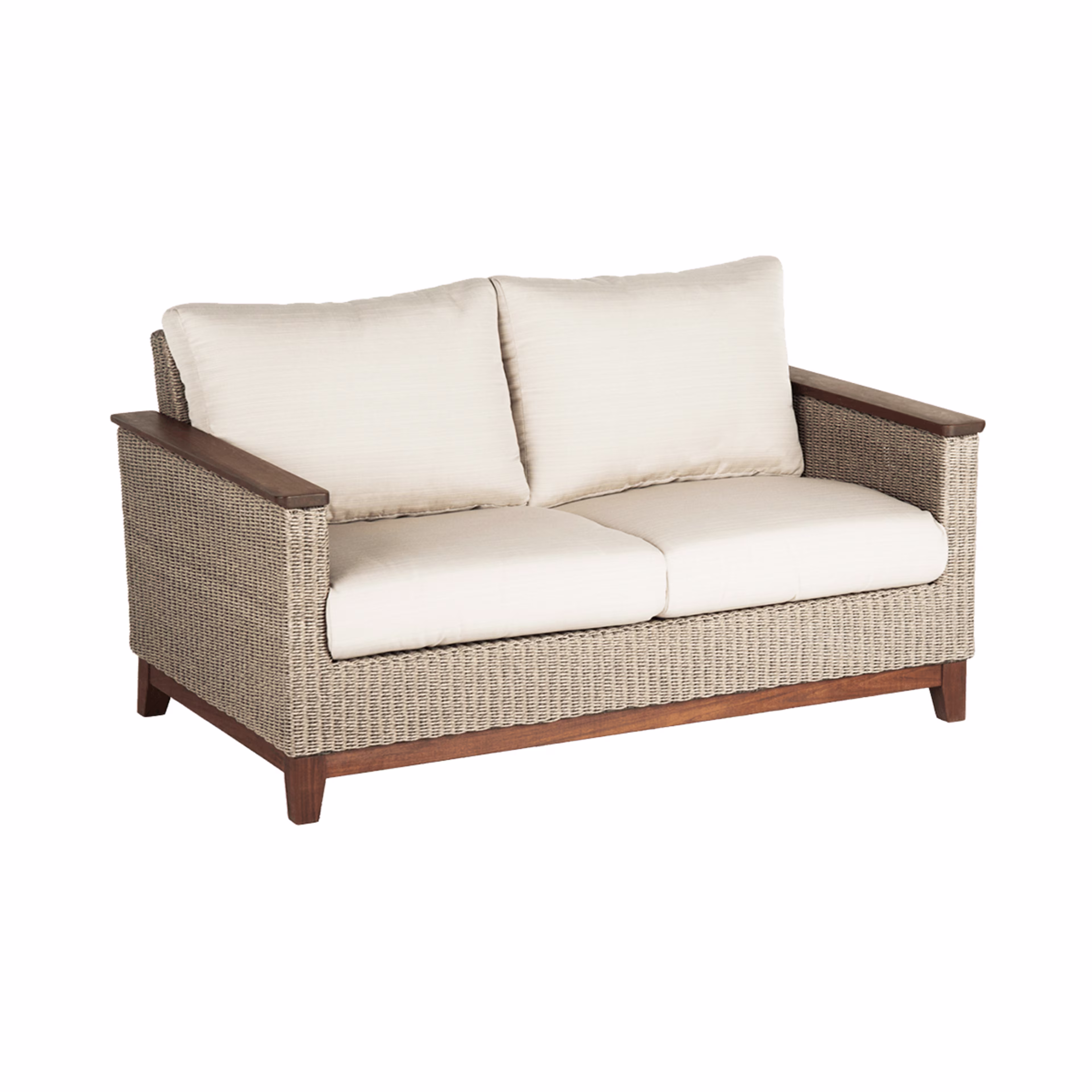 Jensen Outdoor Coral Woven Loveseat - Natural