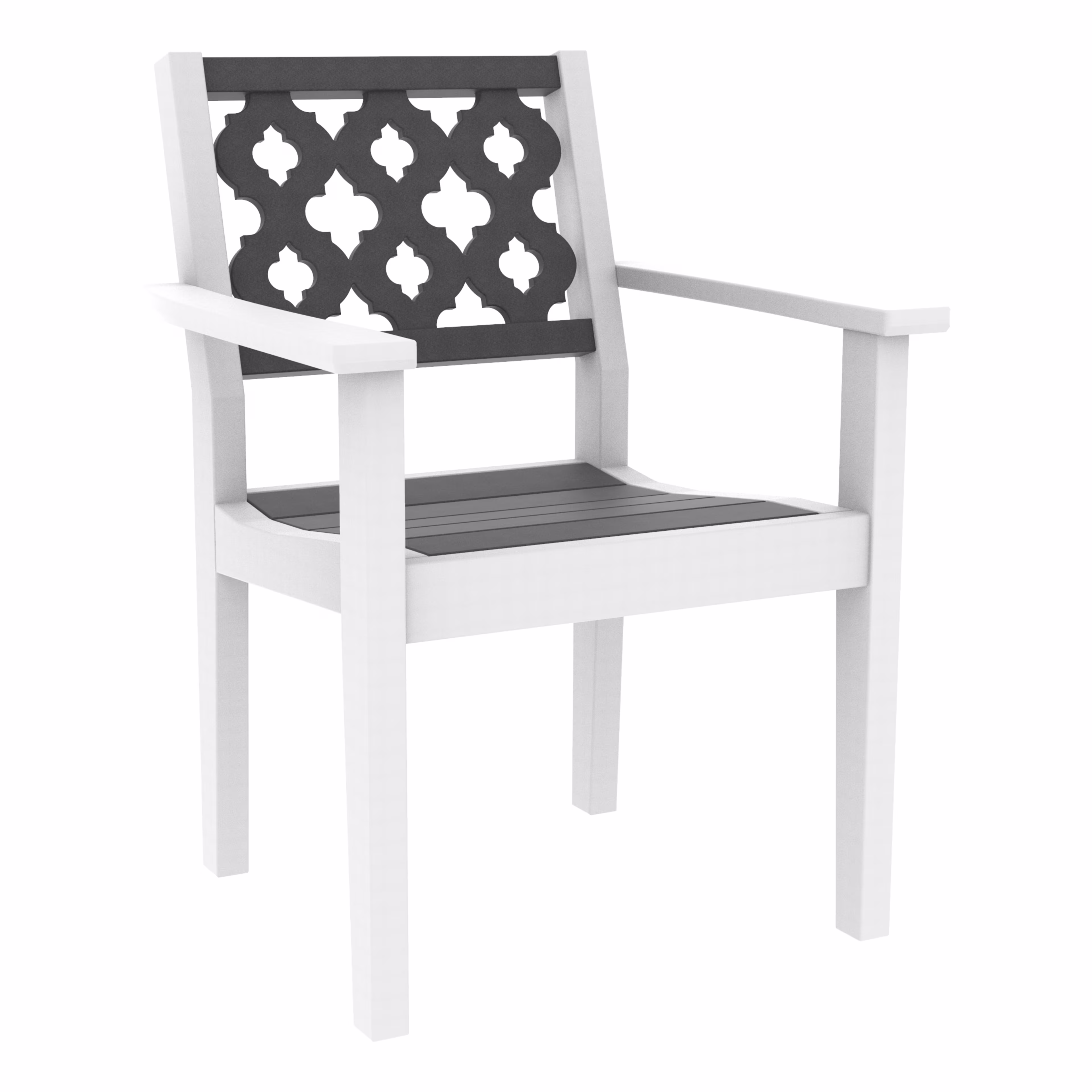 Seaside Casual Greenwich Provencal Recycled Polymer Dining Armchair
