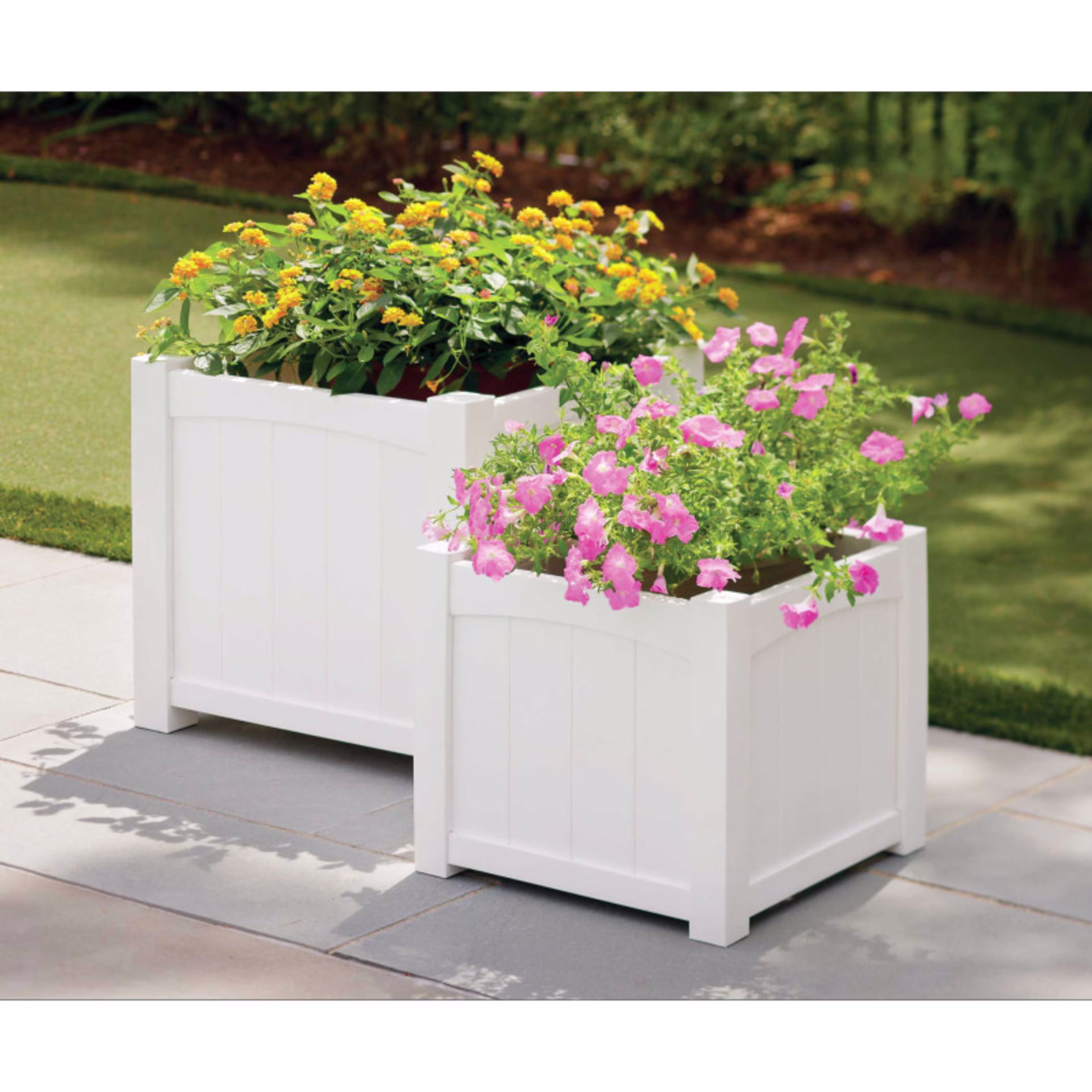 Seaside Casual Wickford Estate 22" Recycled Polymer Box Planter