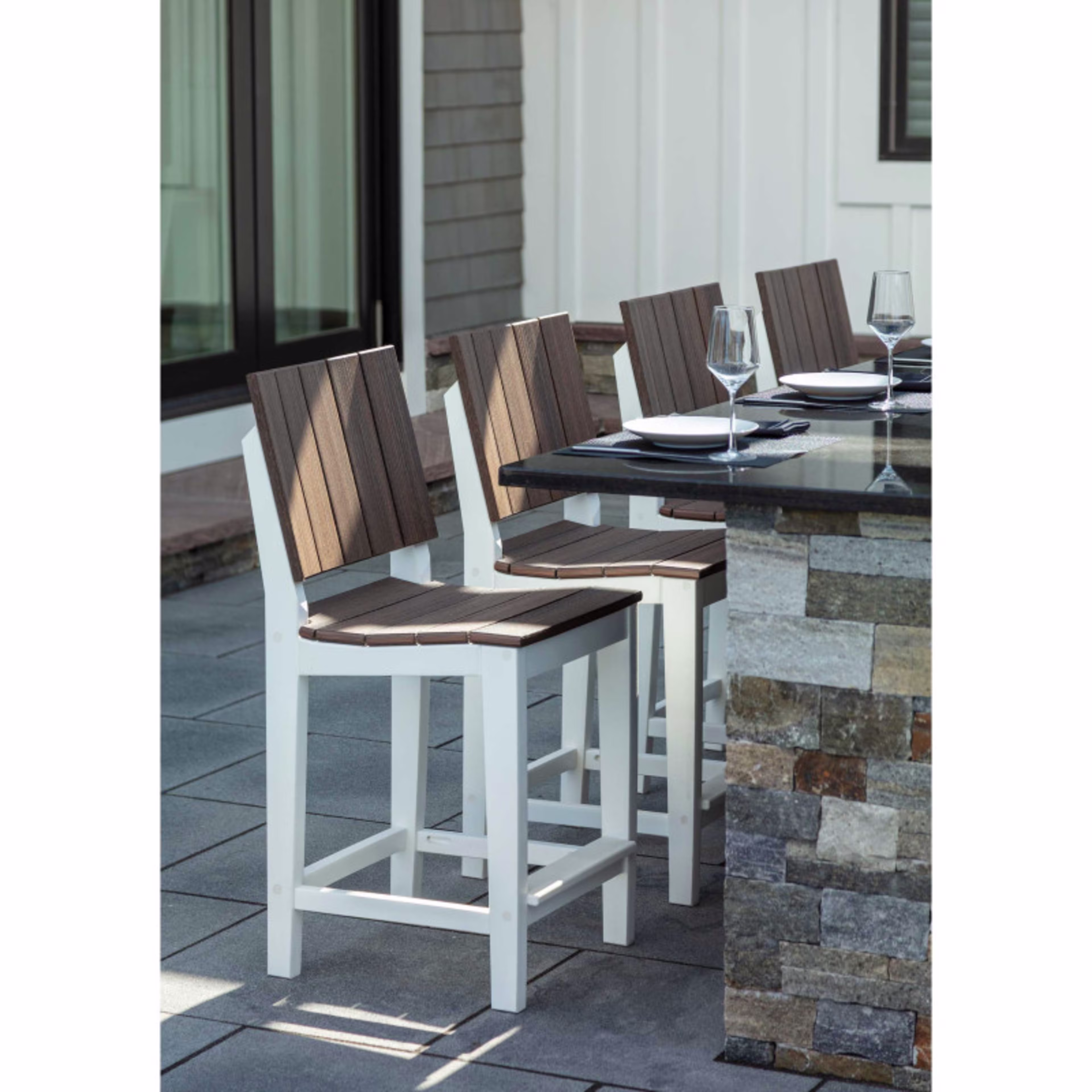 Seaside Casual MAD Recycled Polymer Balcony Side Chair