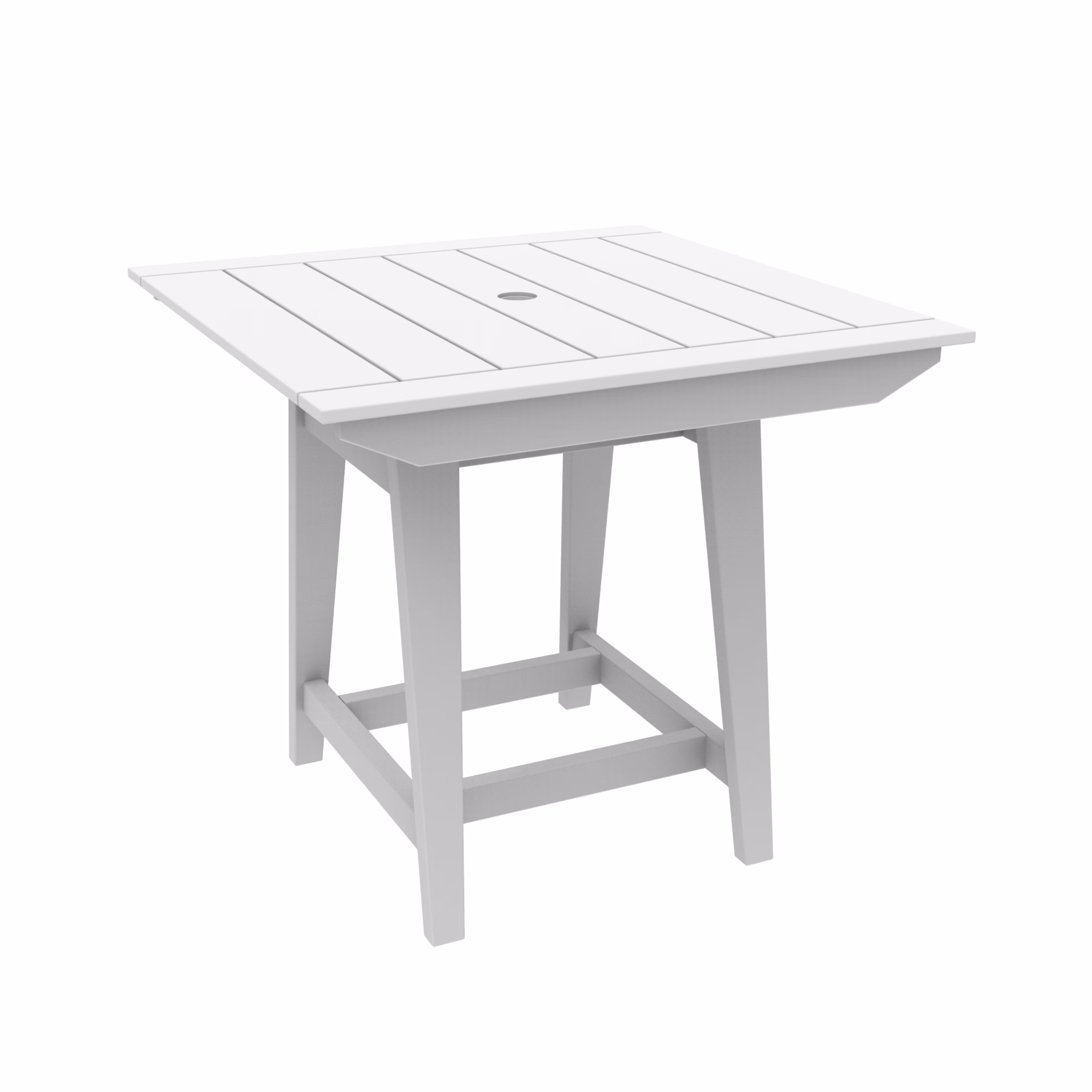 Seaside Casual MAD 40" Recycled Polymer Square Balcony Table