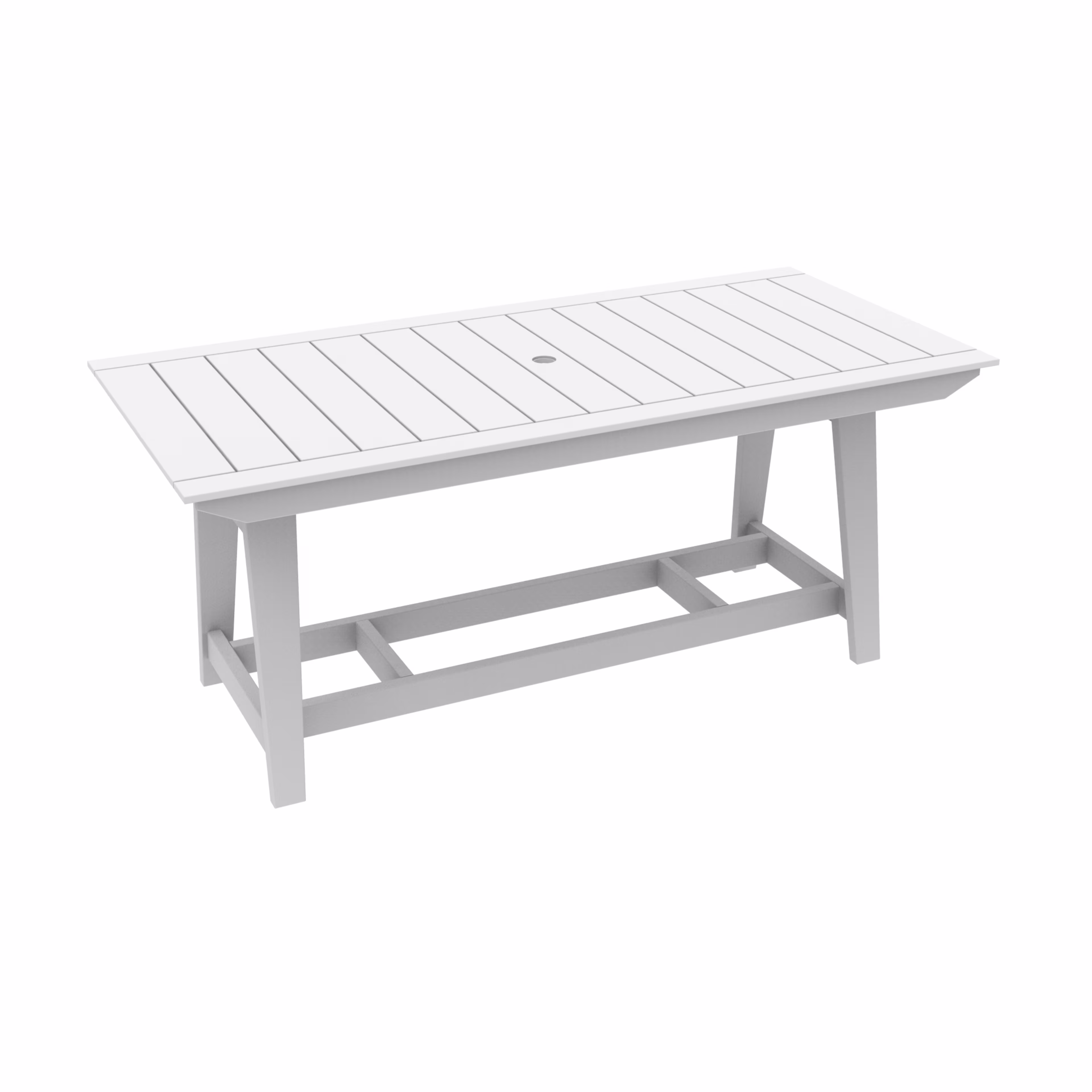 Seaside Casual MAD 85" Recycled Polymer Rectangular Balcony Table
