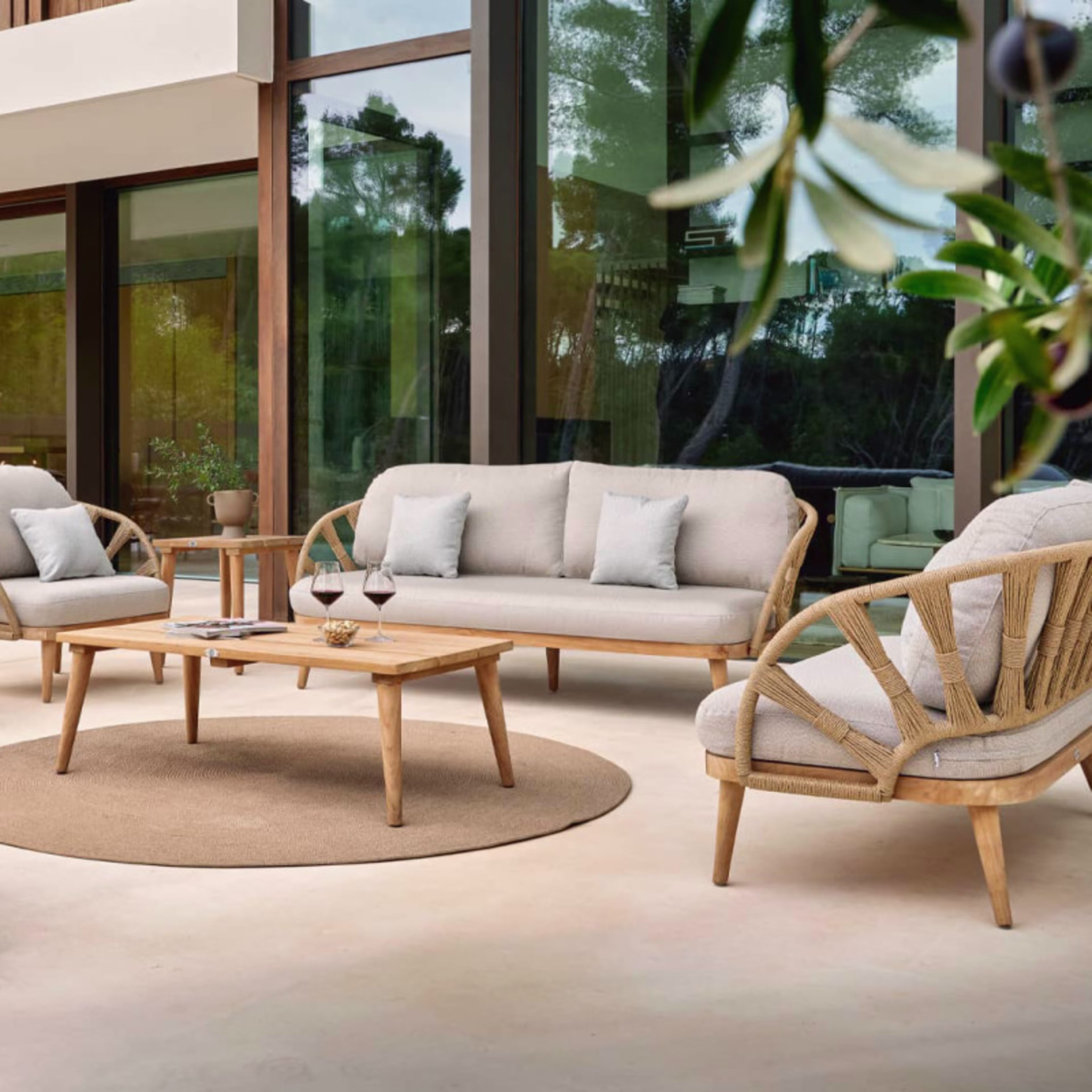 Skyline Design Krabi Teak Sofa