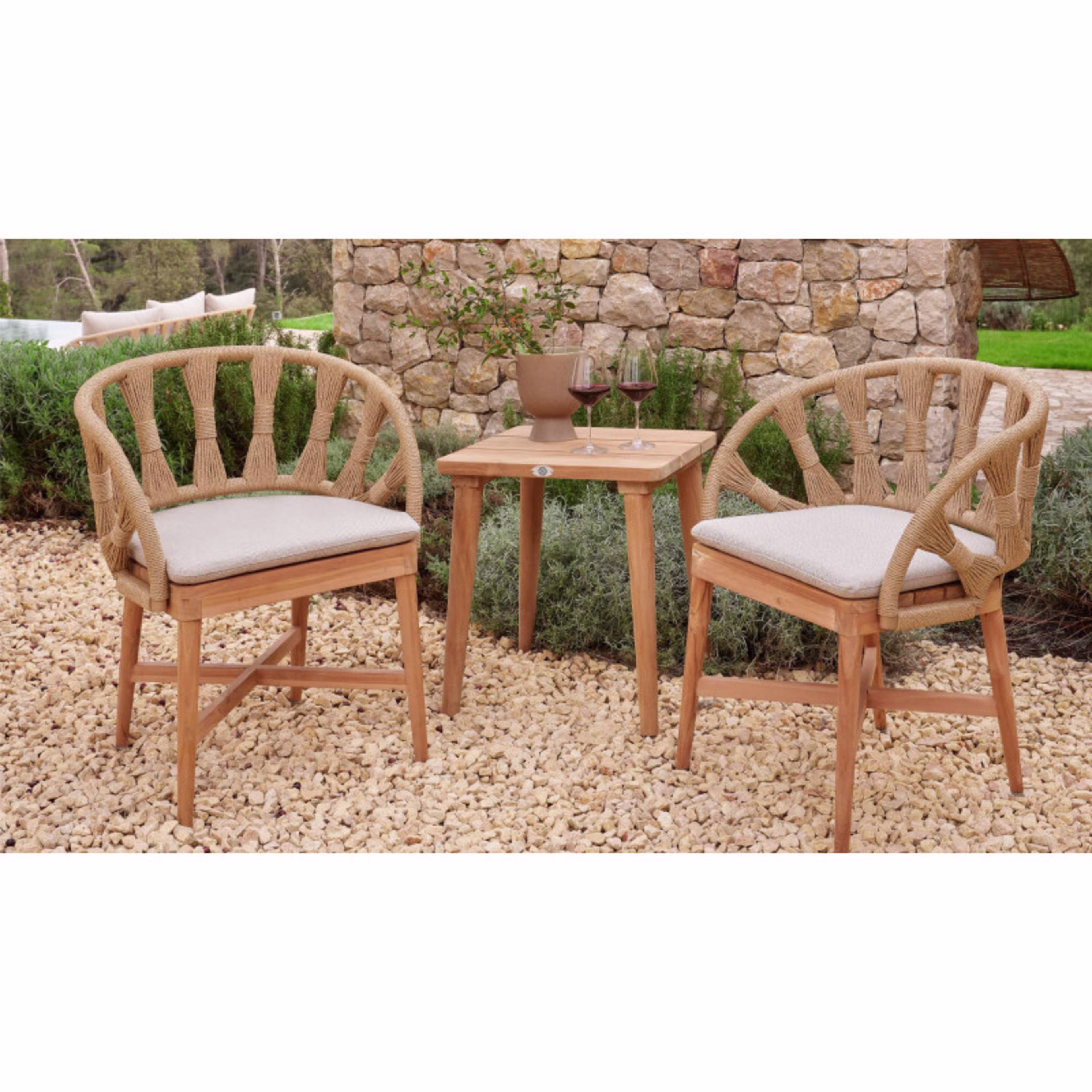 Skyline Design Krabi Teak Dining Armchair
