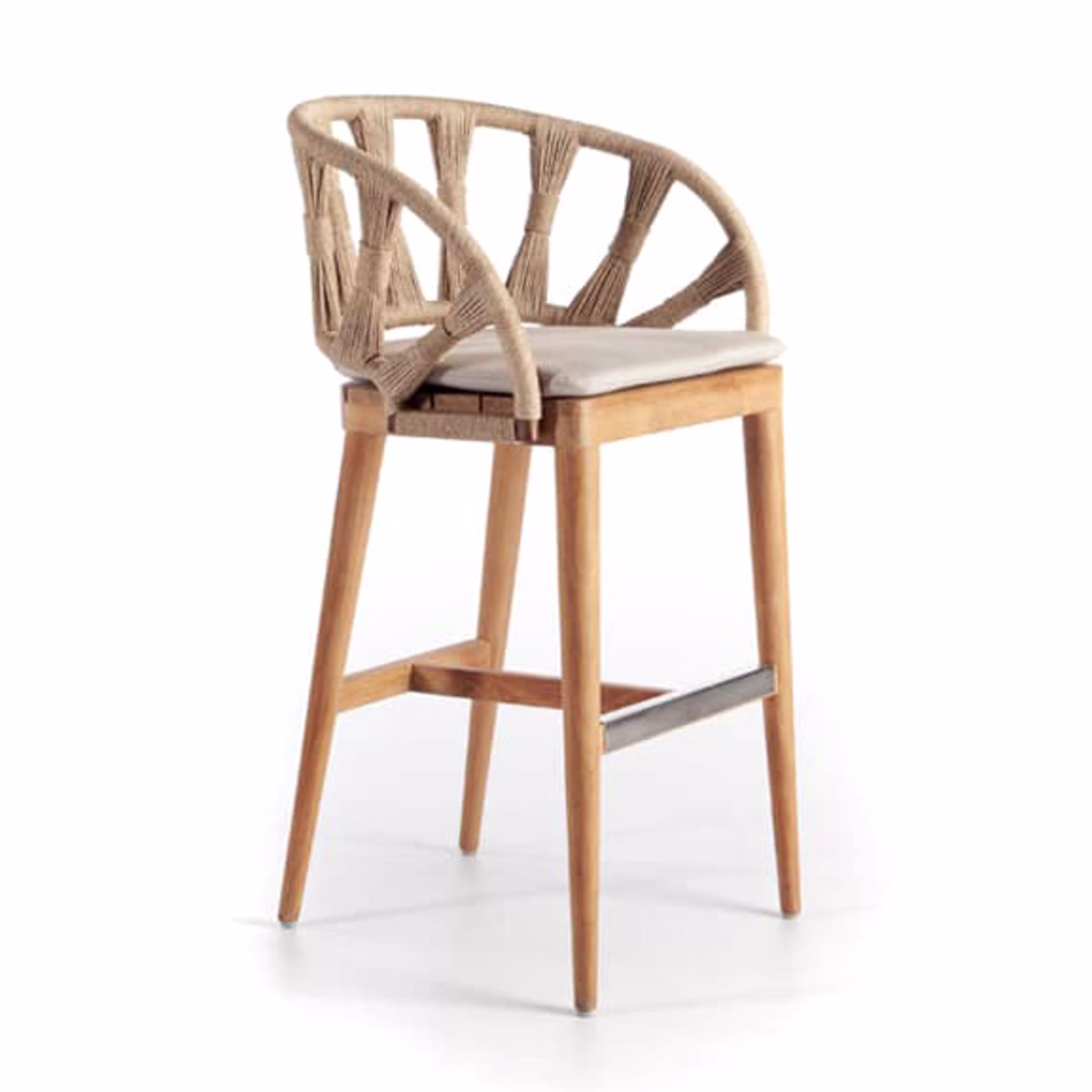 Skyline Design Krabi Teak Bar Armchair