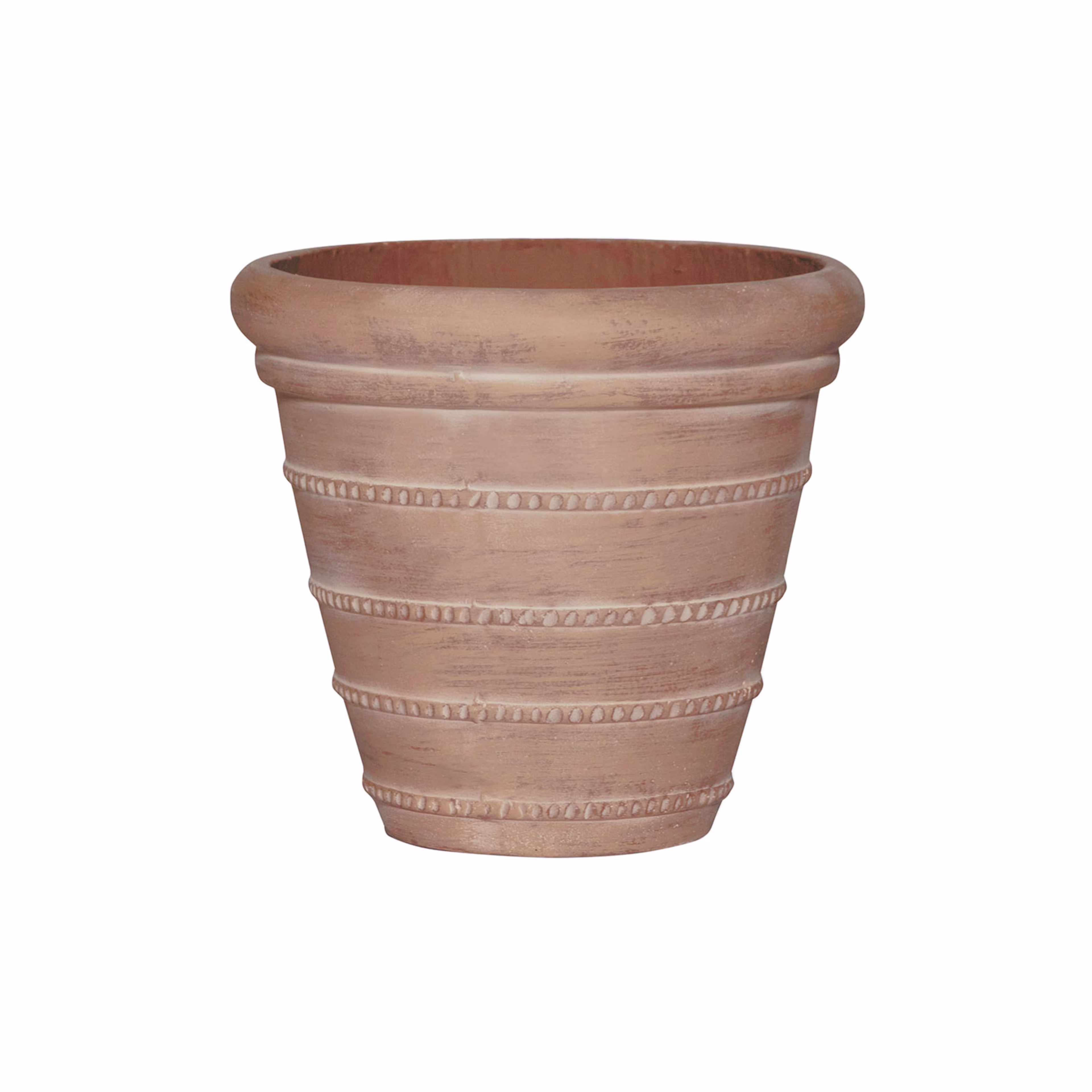 Pottery Pots Treasure Selena 14" Round Ficonstone Planter Pot
