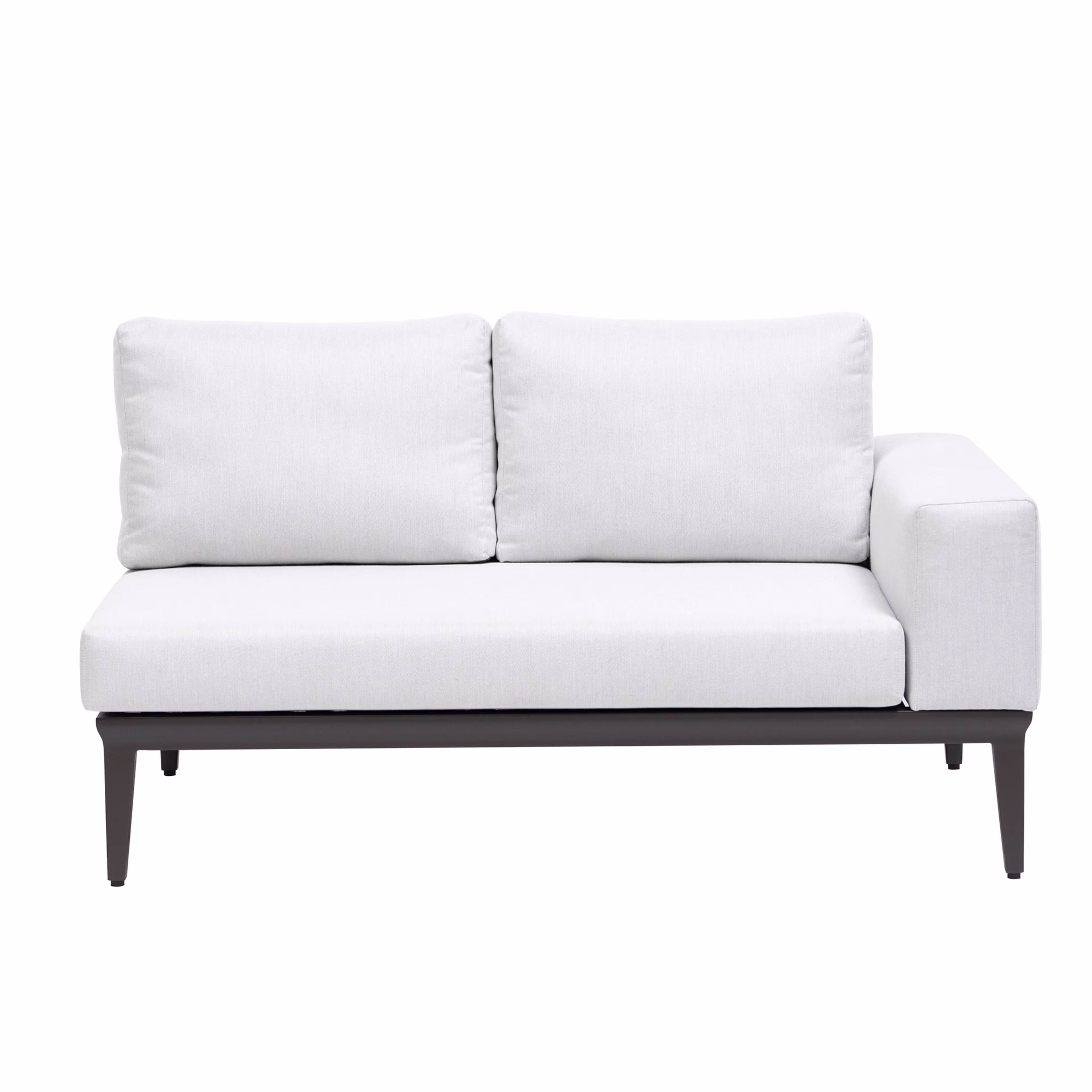 Ratana Alassio Upholstered Right Arm Love Seat Outdoor Sectional Unit