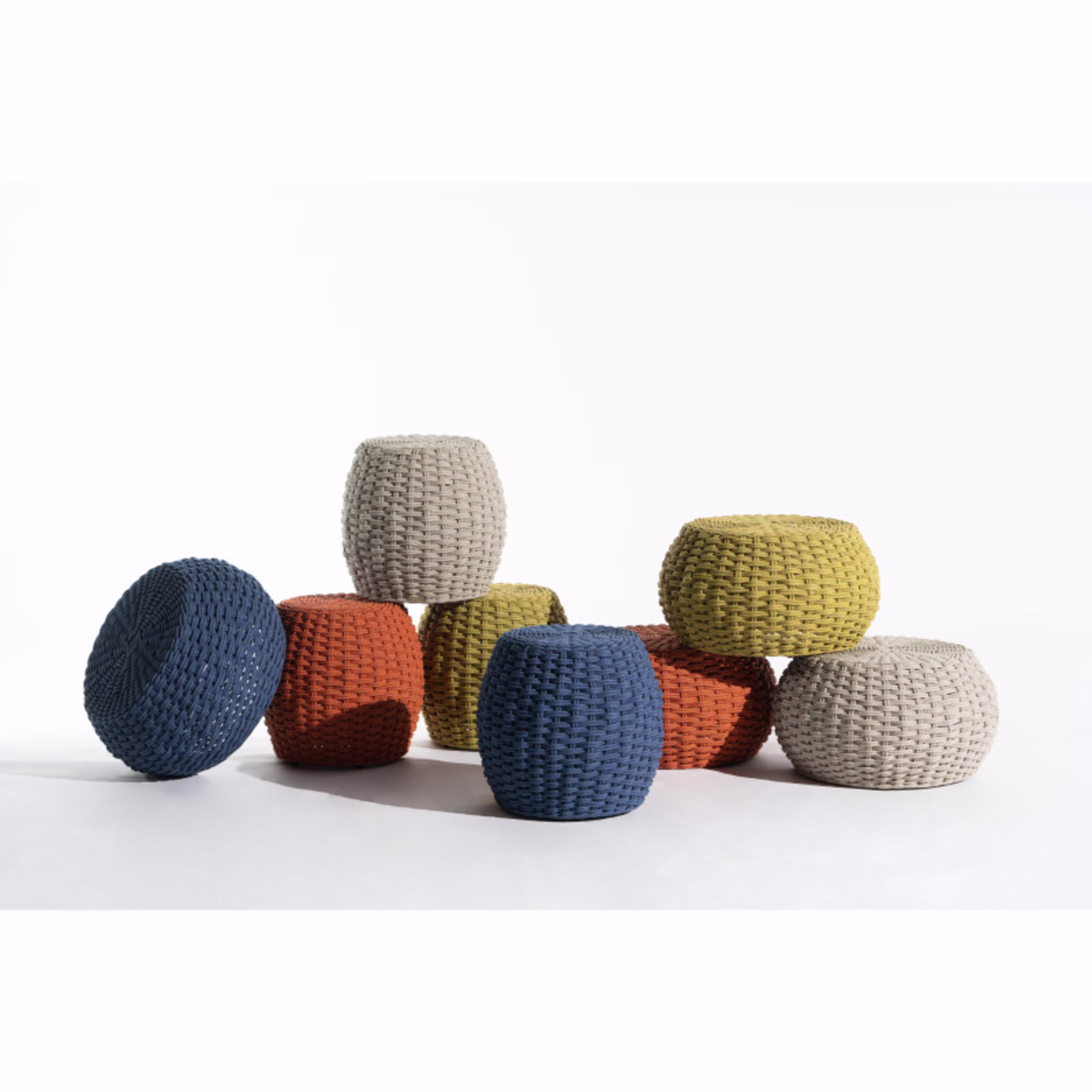 Ratana Giro Woven Short Stool