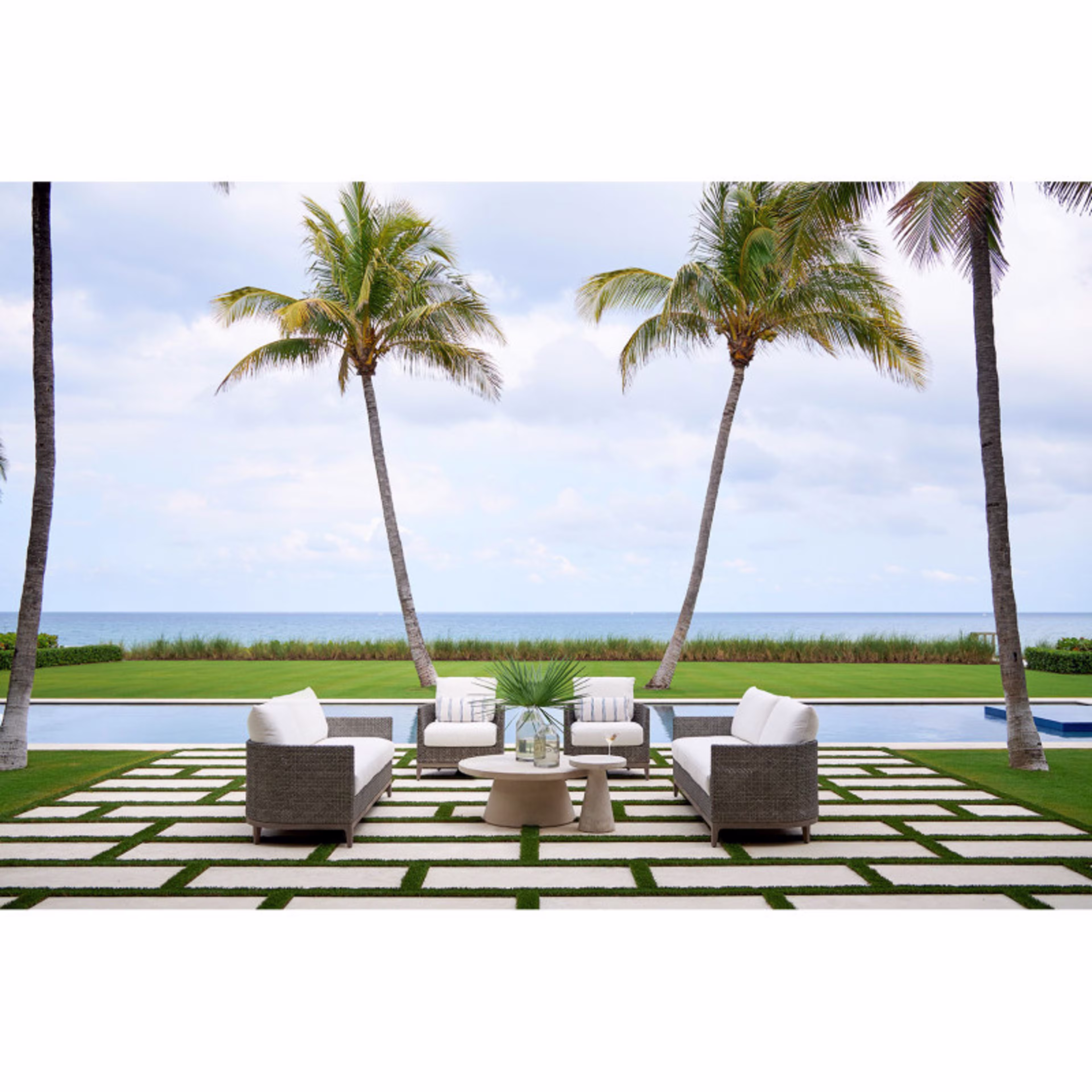 Lane Venture Lenox Hill Wicker Lounge Chair