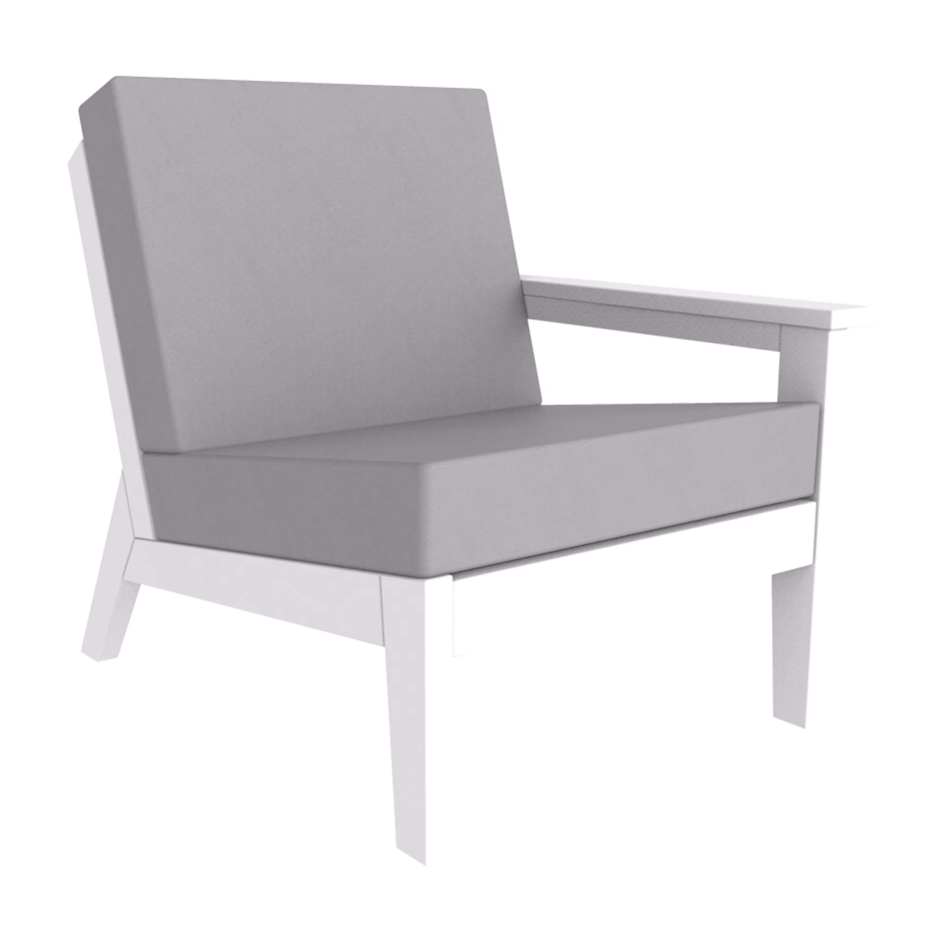 Seaside Casual DEX Recycled Polymer Right Arm Outdoor Sectional Unit