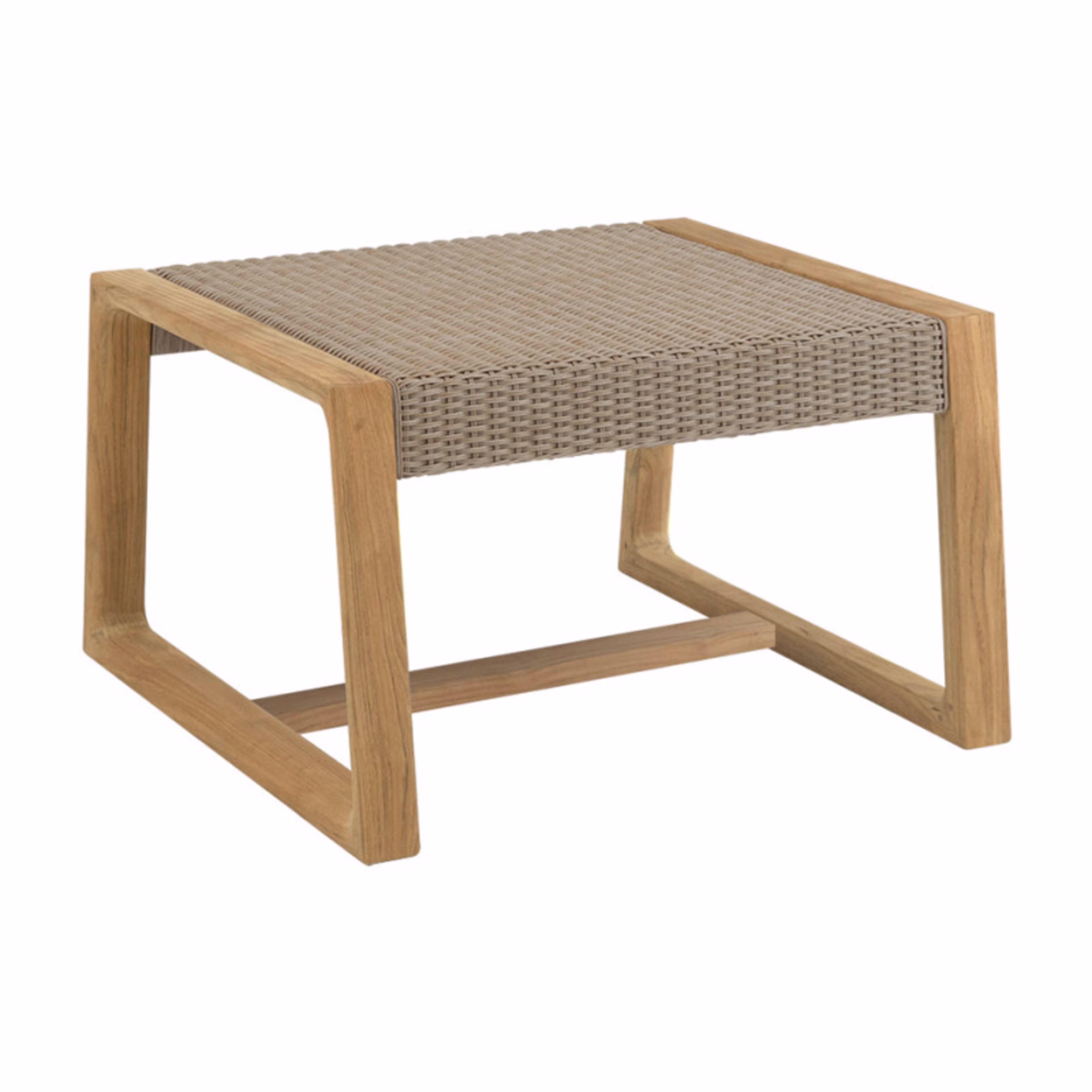 Kingsley Bate Hana 25" Woven Rectangular Side Table Protective Cover