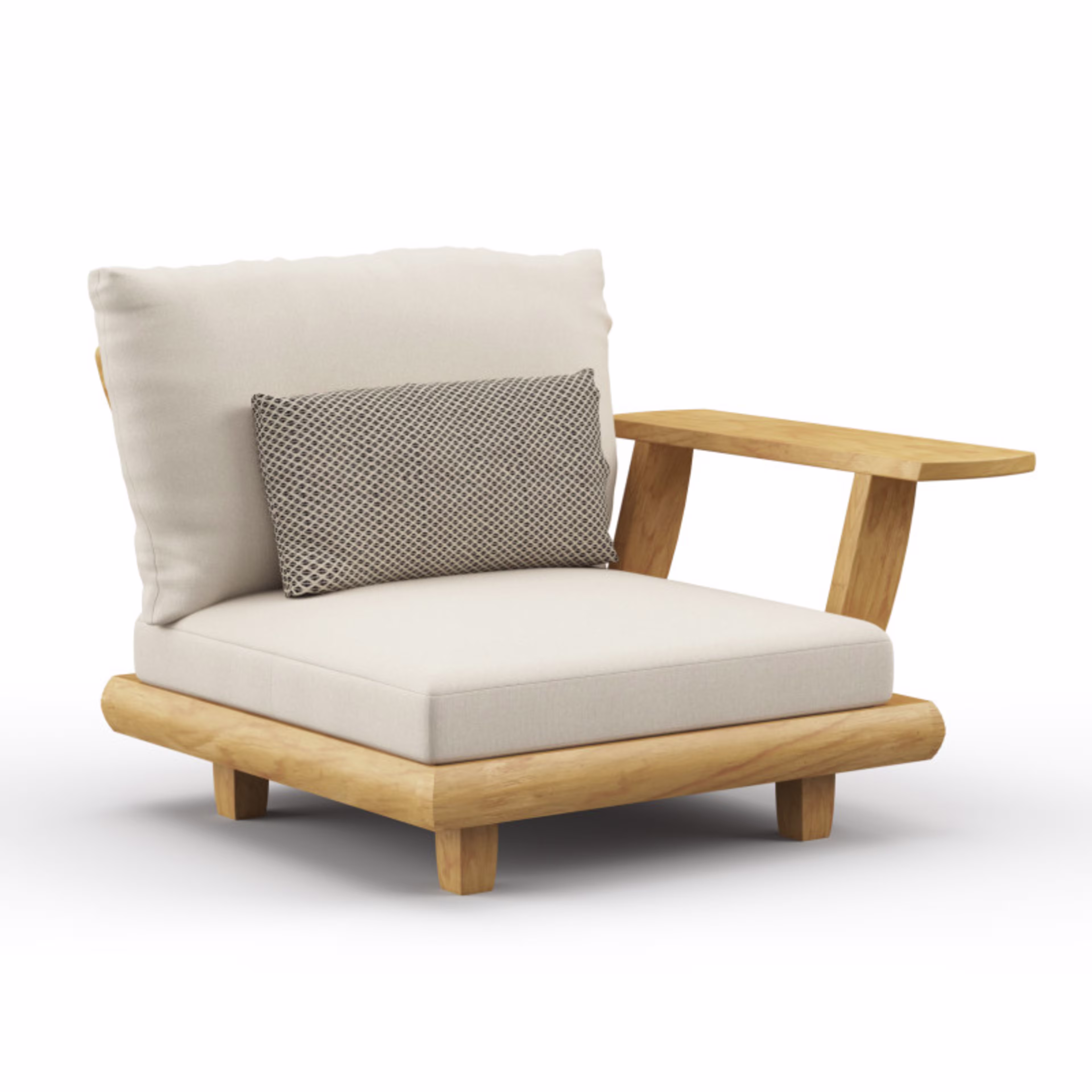 Jensen Outdoor Sorrento Left/Right End Outdoor Sectional Unit Replacement Cushion