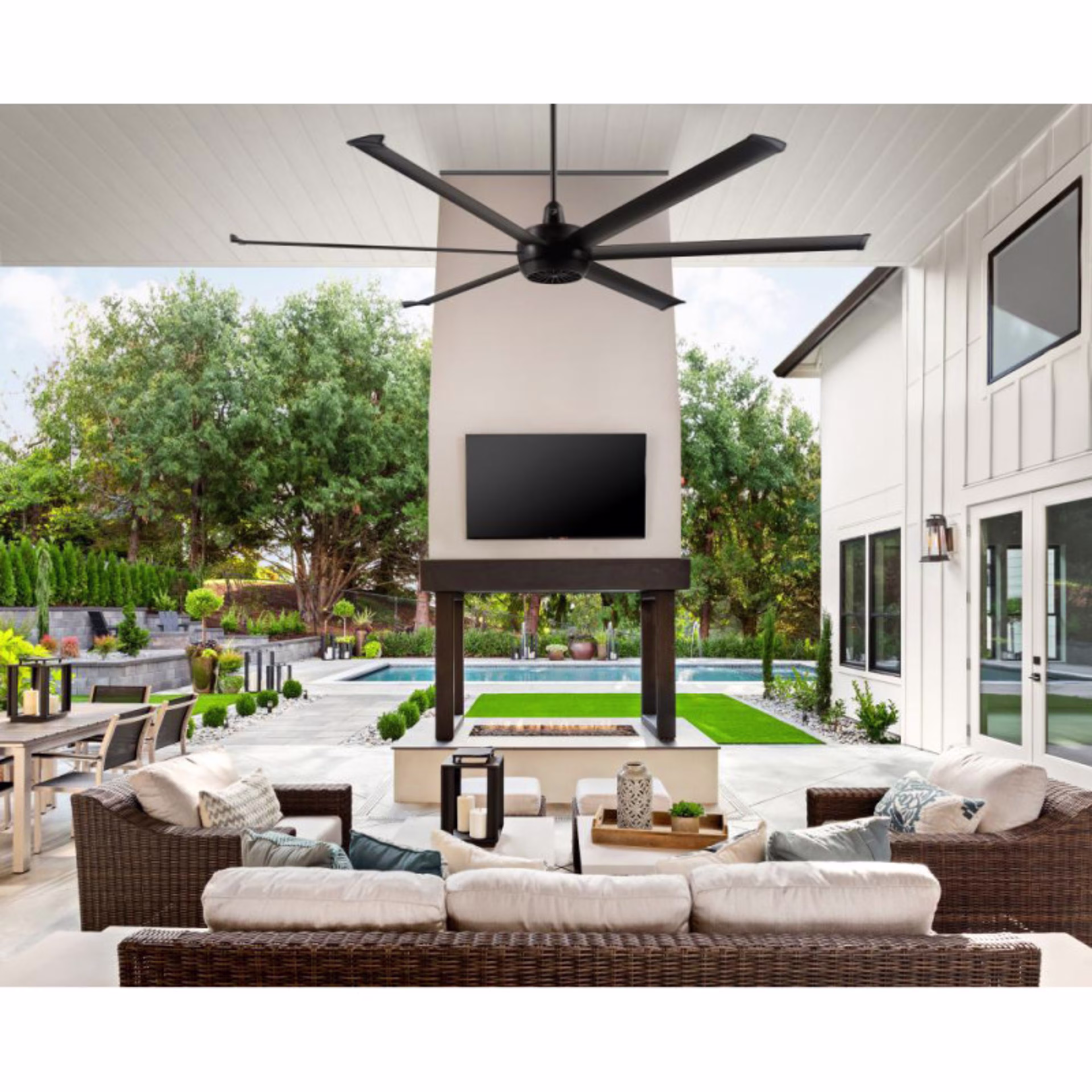 Big Ass Fans Turbo6 84" Indoor/Outdoor Ceiling Fan
