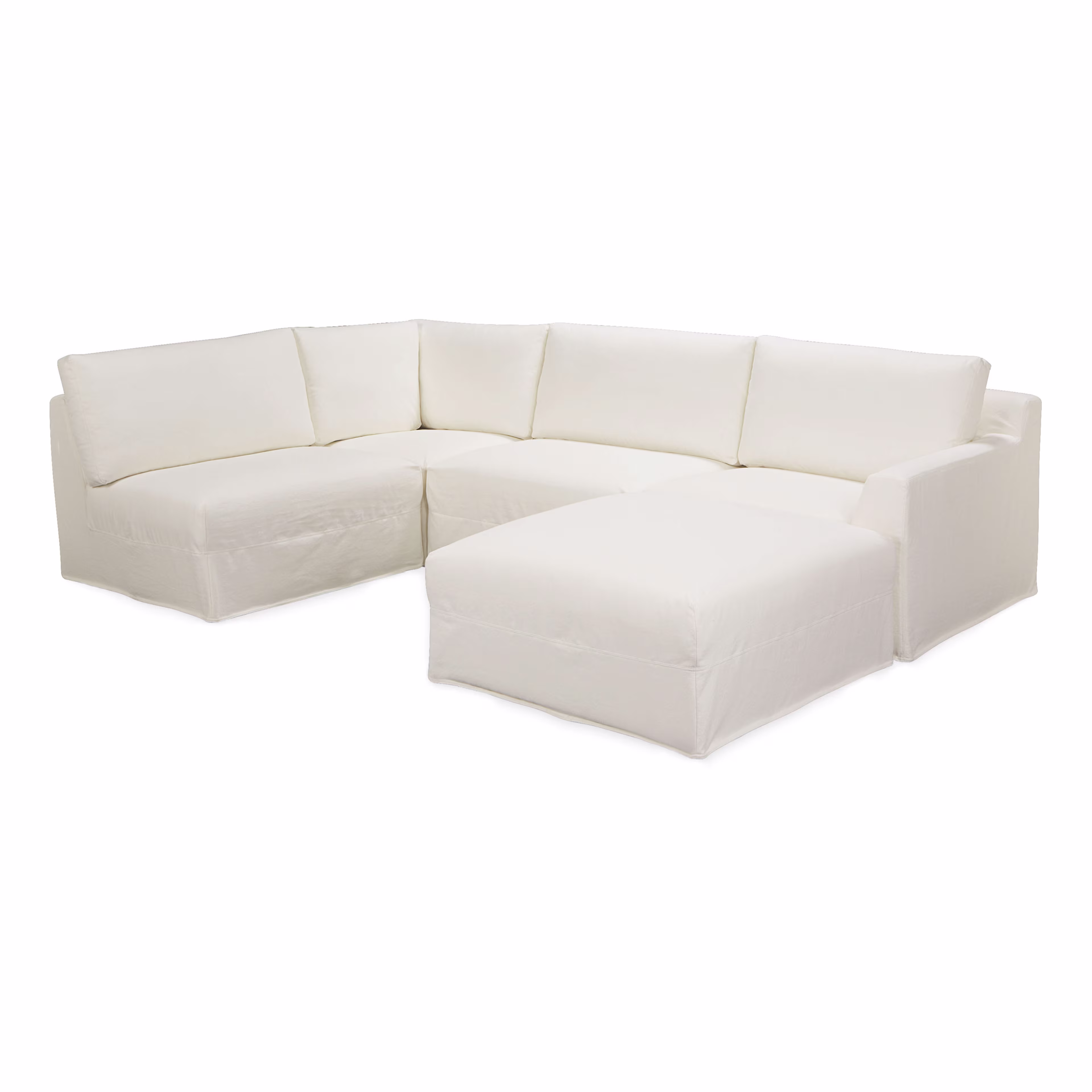 Lee Industries Bermuda 5-Piece Slipcovered Outdoor Sectional Set