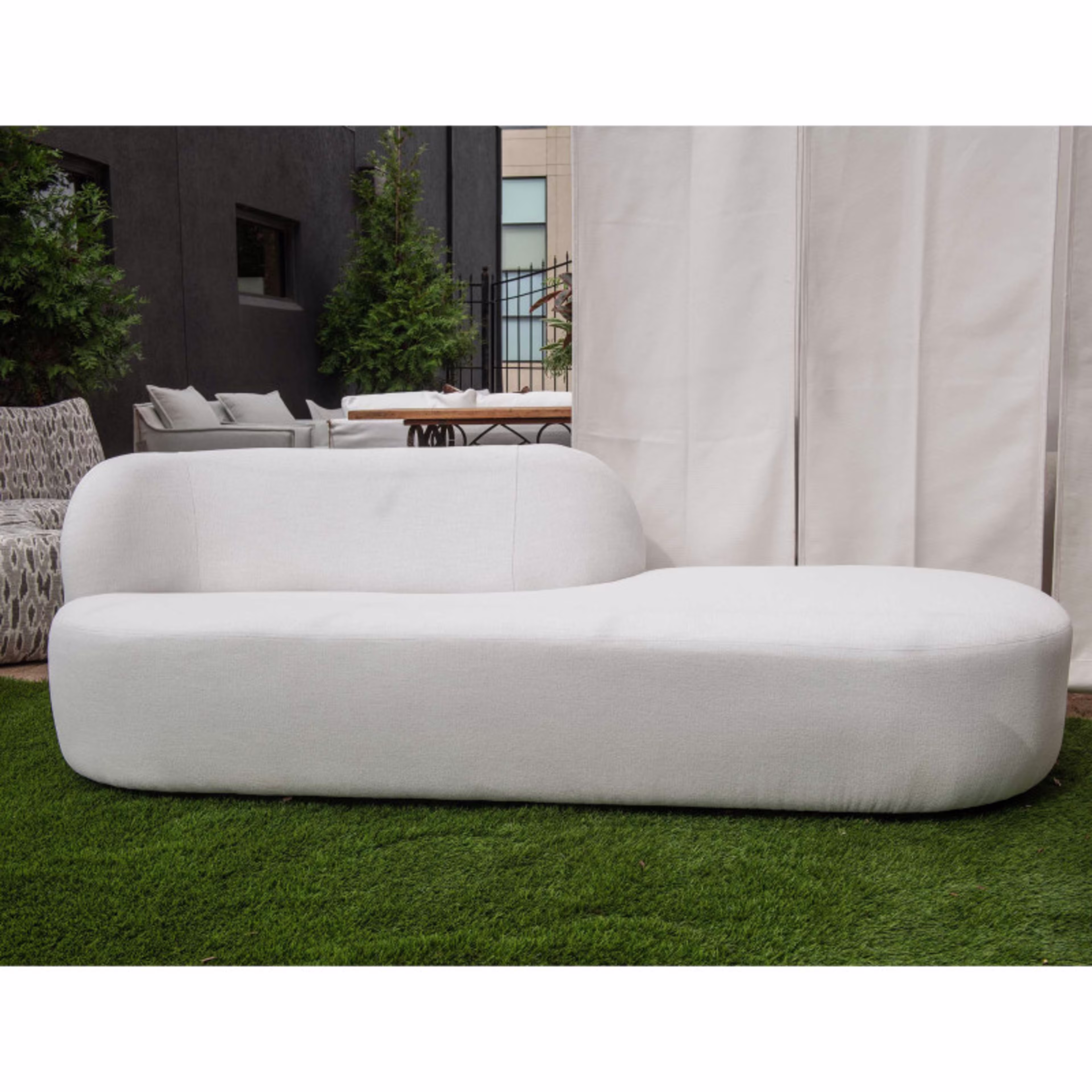 Lee Industries Messina 96" Upholstered One Arm Left Facing Sofa