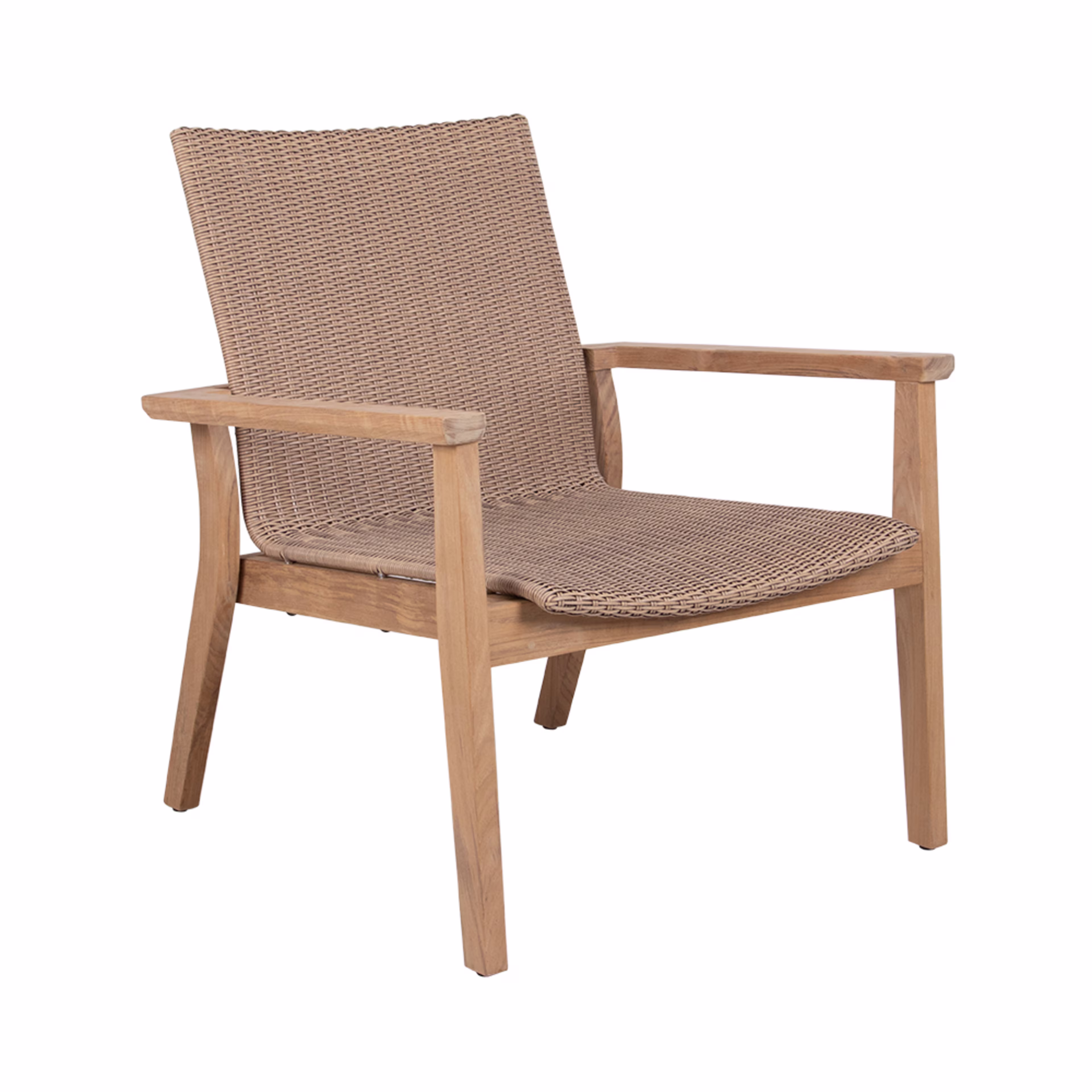 POVL Outdoor Menlo Stacking Wicker Lounge Chair