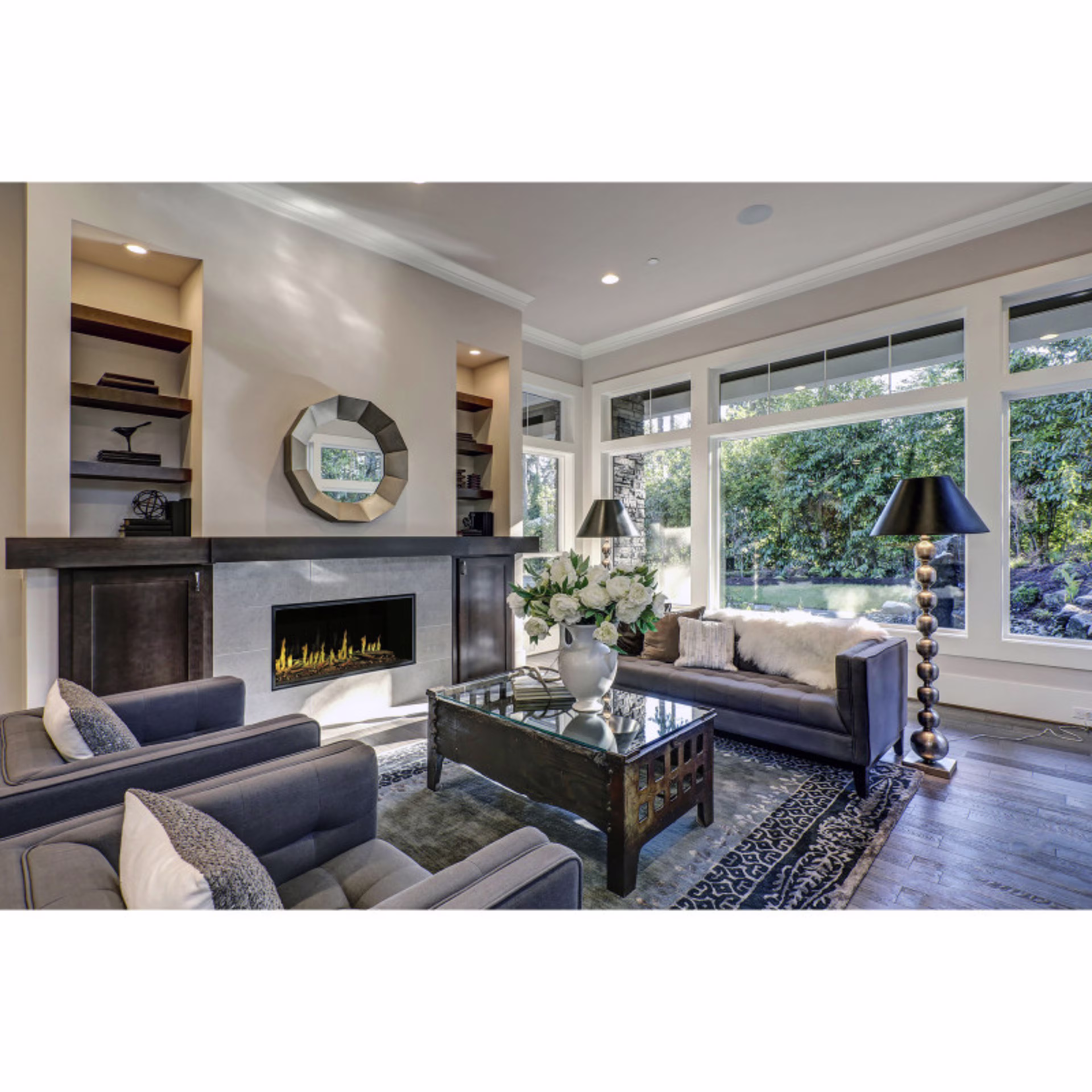 Modern Flames Orion Multi 52" Heliovision Virtual Indoor Electric Fireplace