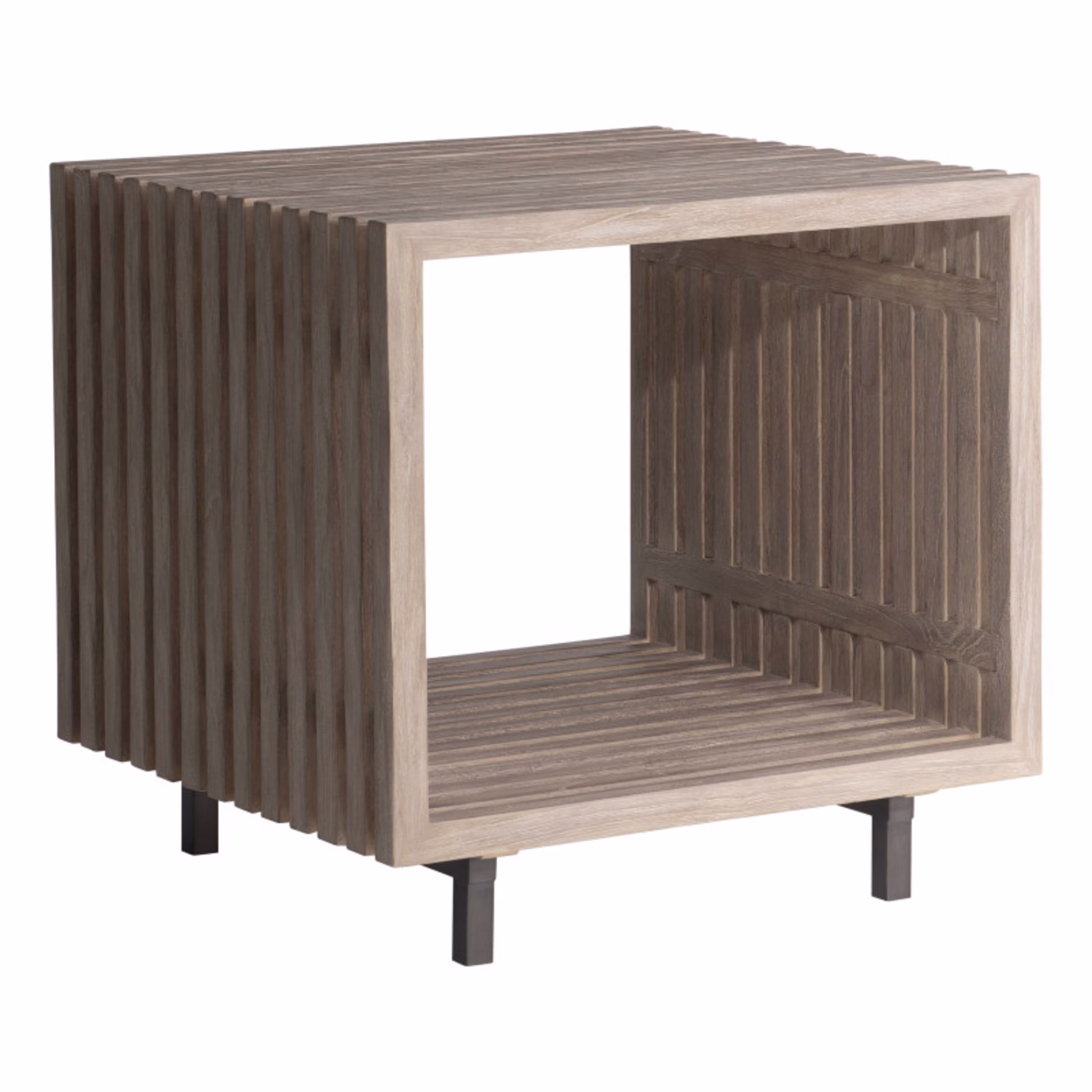 Bernhardt Exteriors Kingston 24" Teak Square Side Table Protective Cover