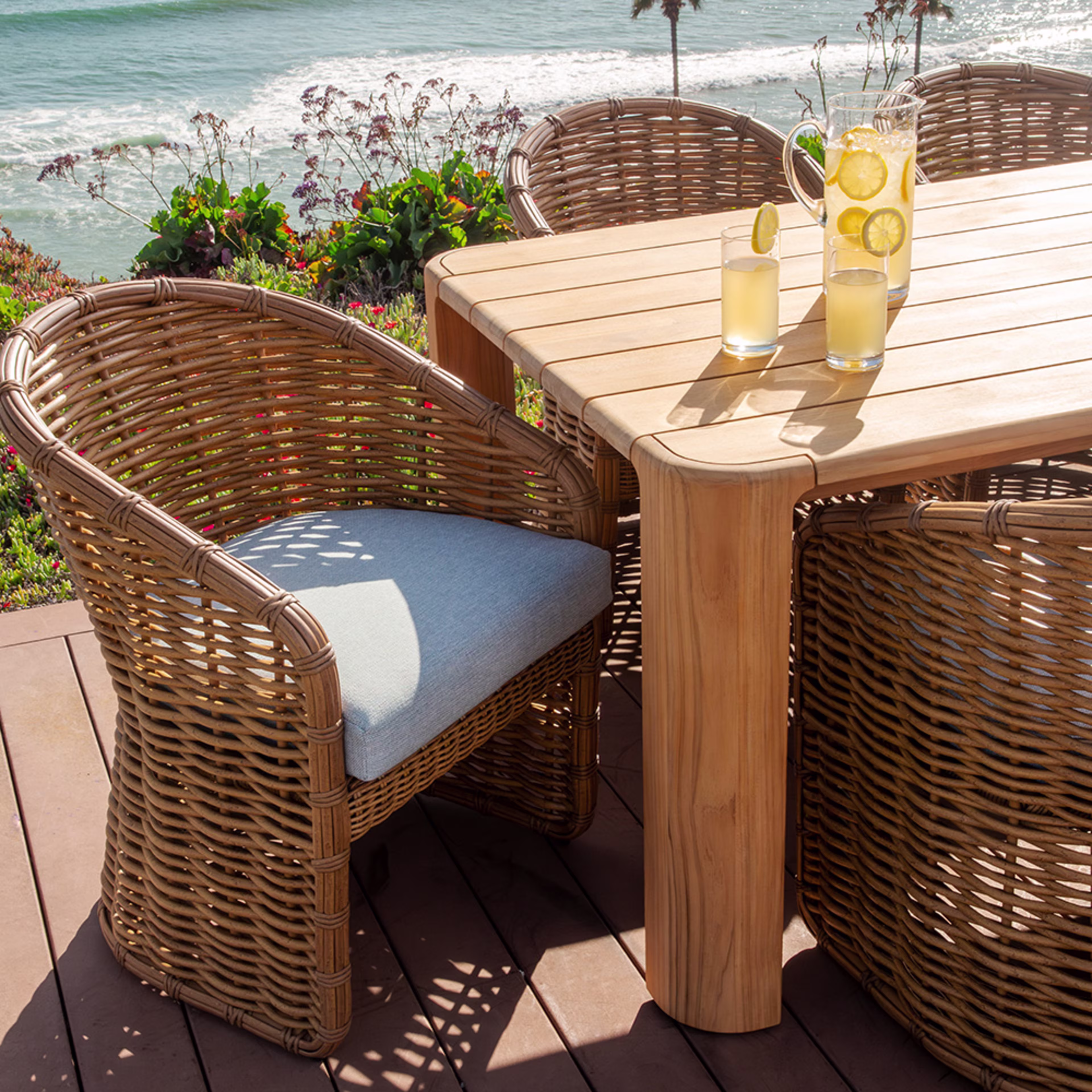 Sunset West Playa Wicker Dining Chair