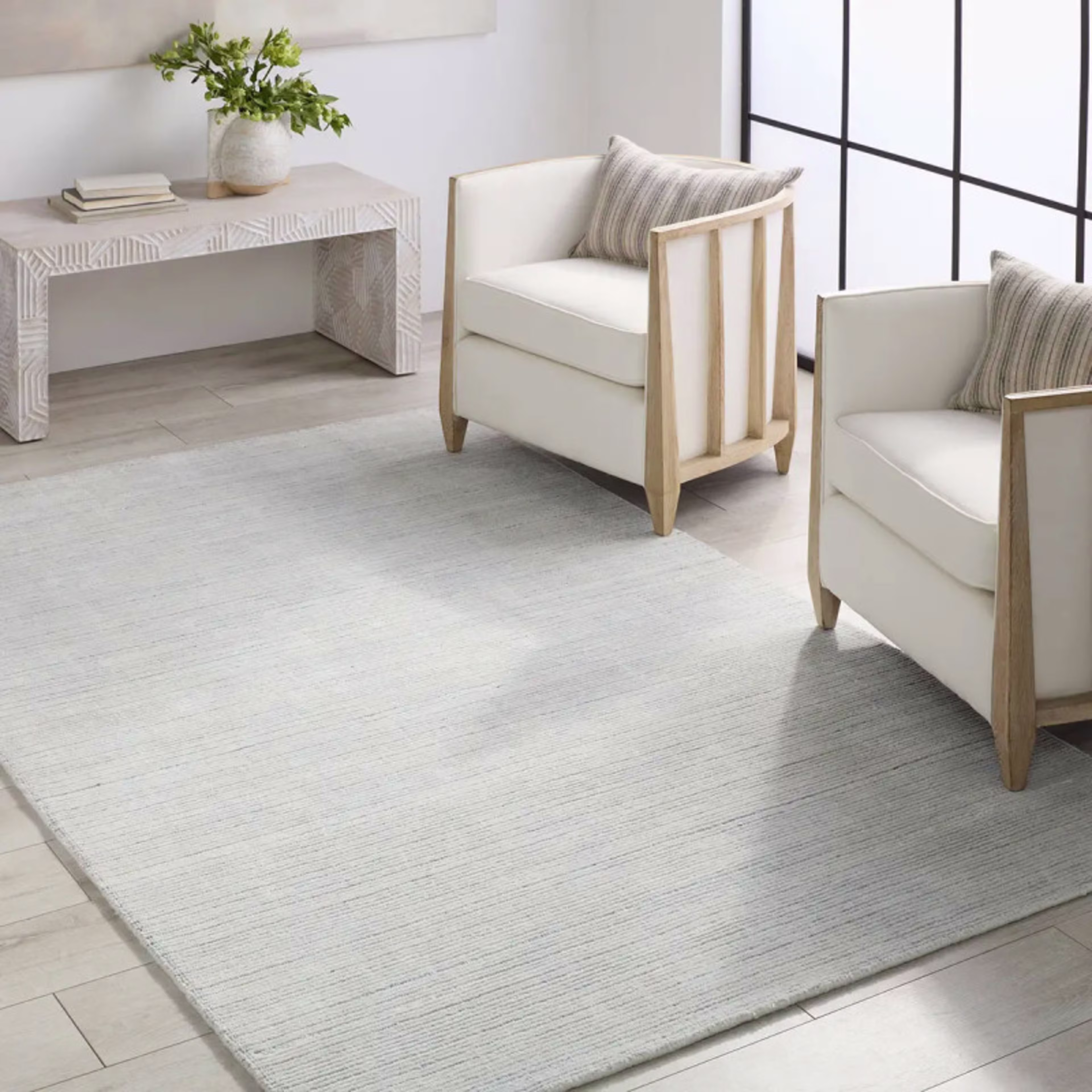 Jaipur Living Aiya Mona Grey Indoor/Outdoor Rug