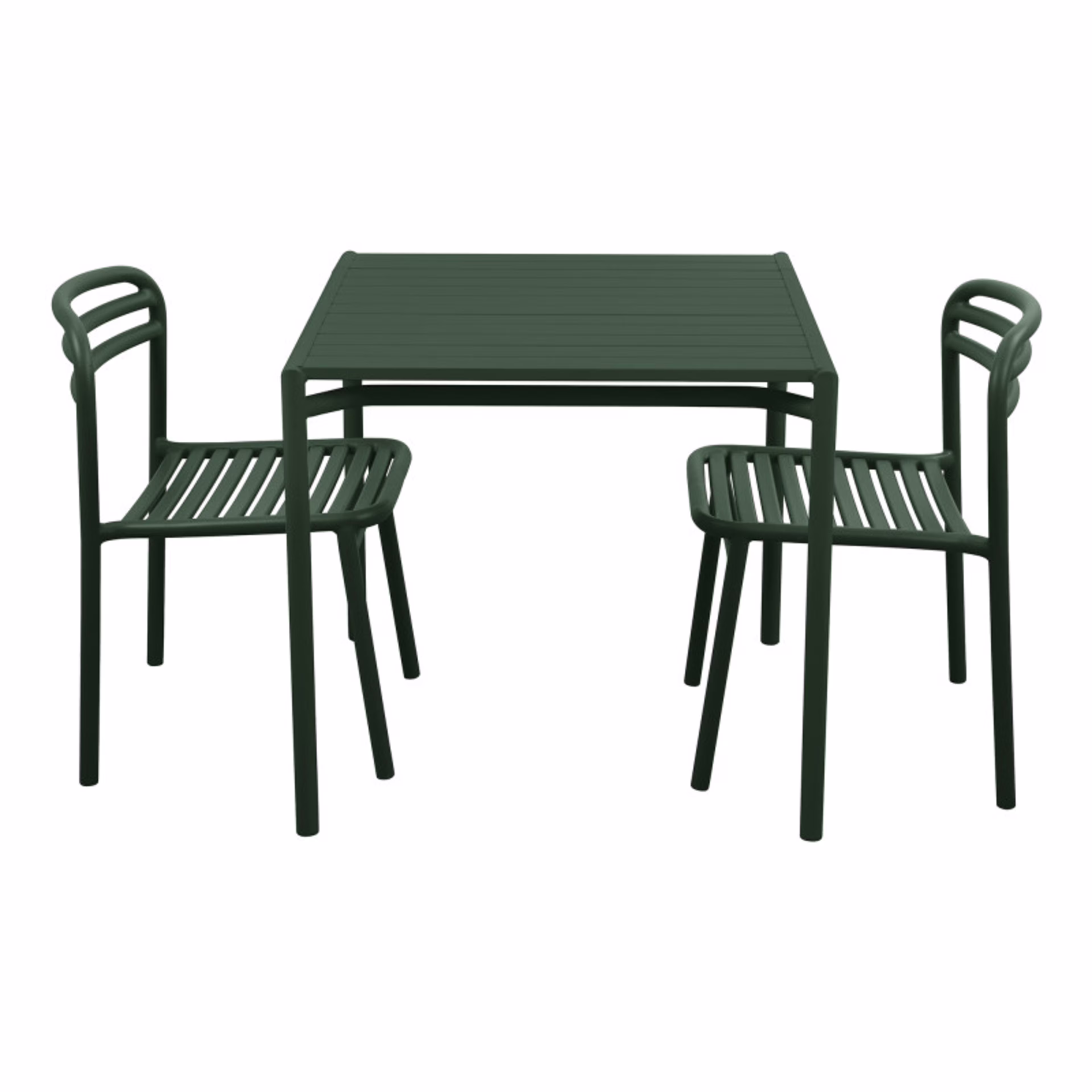 Cane-line Bliss 3-Piece Square Bistro Patio Dining Set With Side Chairs