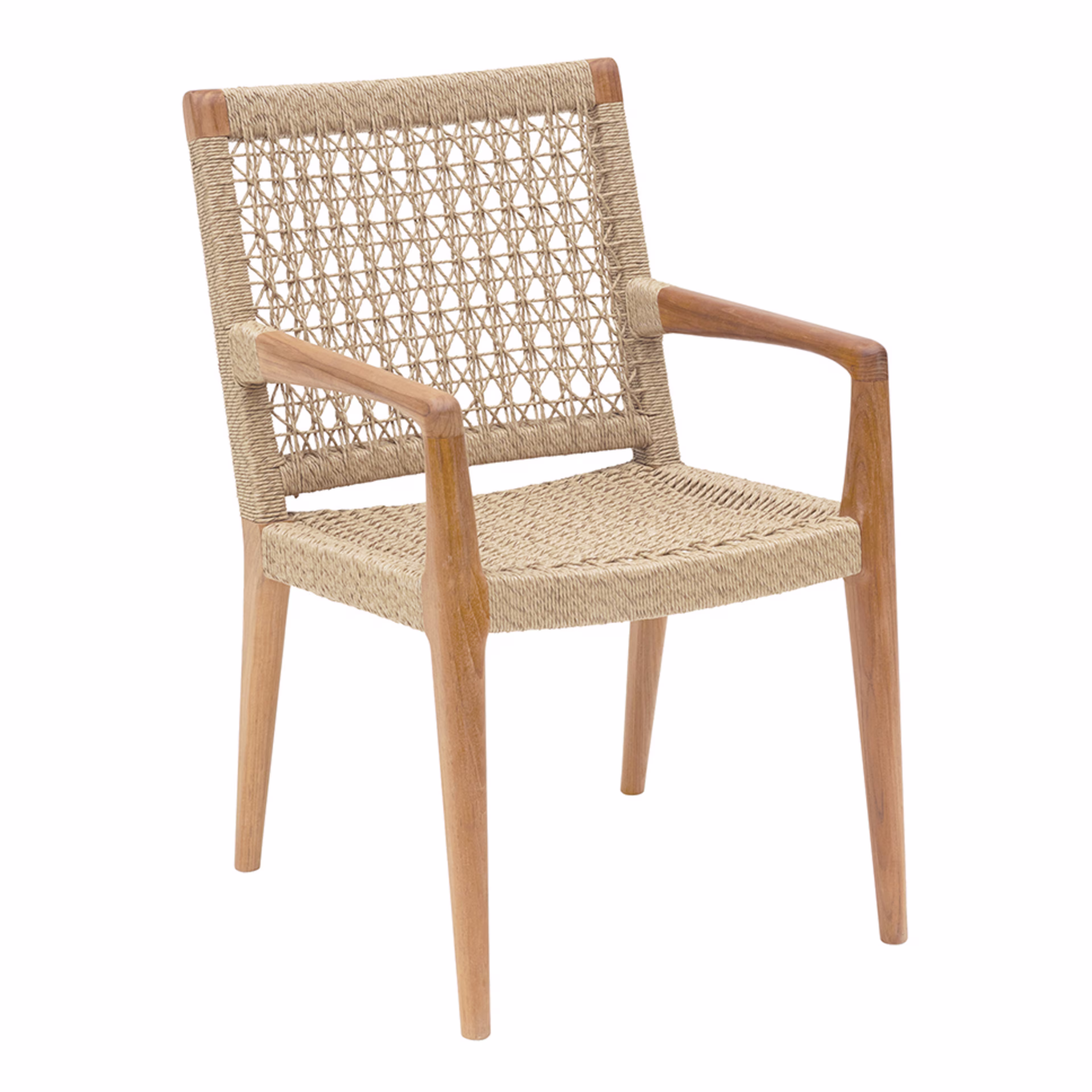 Kingsley Bate Barcelona Woven Dining Armchair